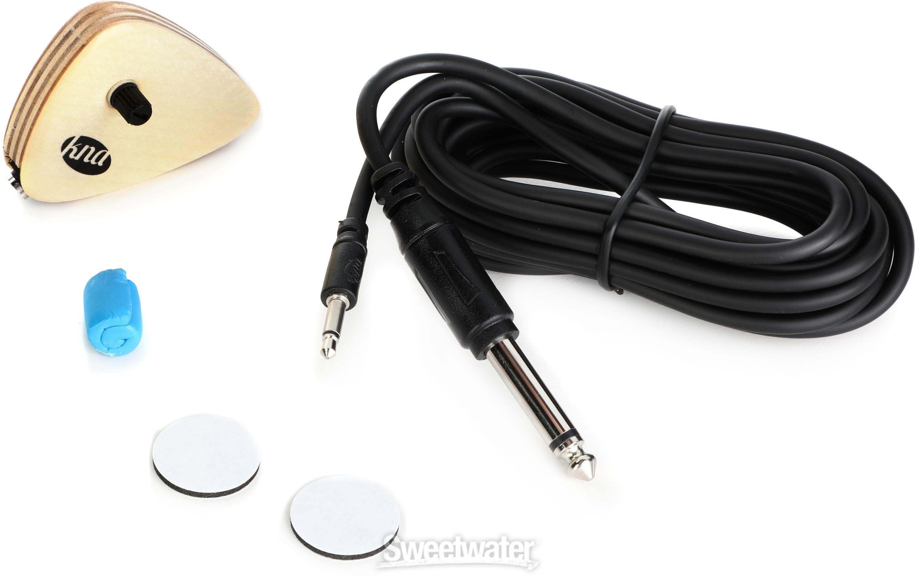KNA AP-2 Universal Piezo Pickup with Volume control Maple cap ピエゾピックアッ