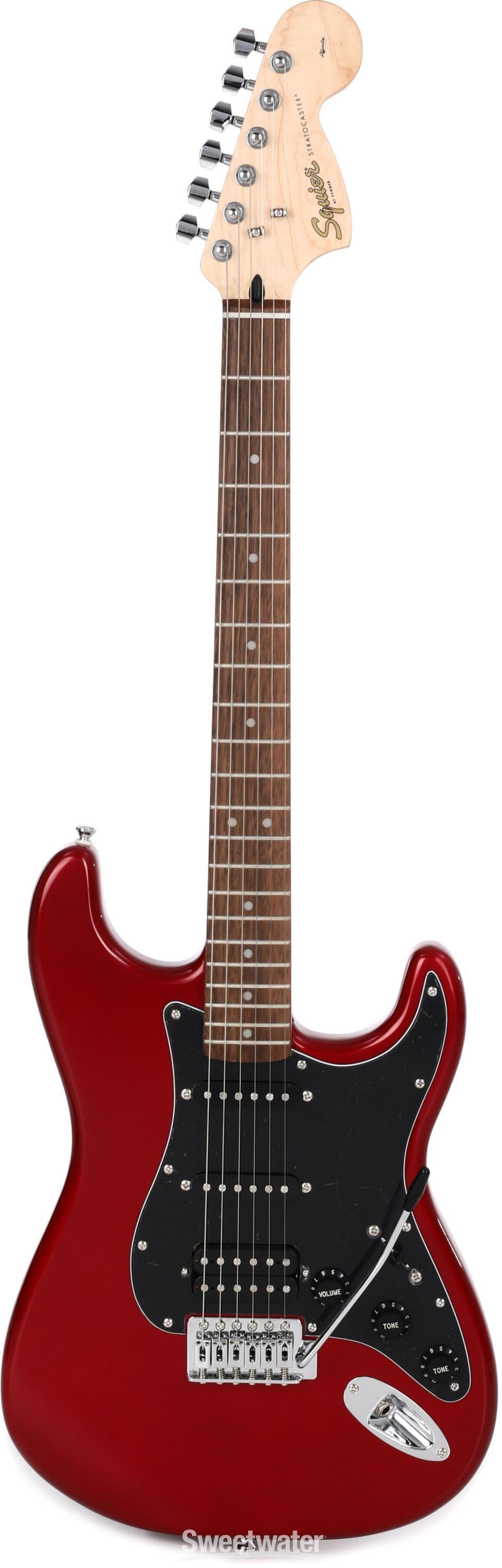 Squier affinity stratocaster candy deals apple red