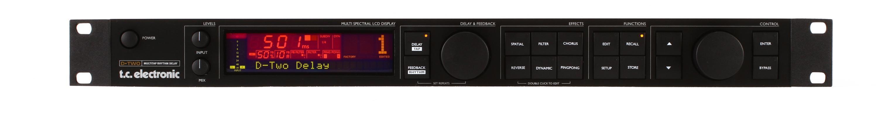 TC Electronic D-Two Multi-tap Rhythm Delay Processor