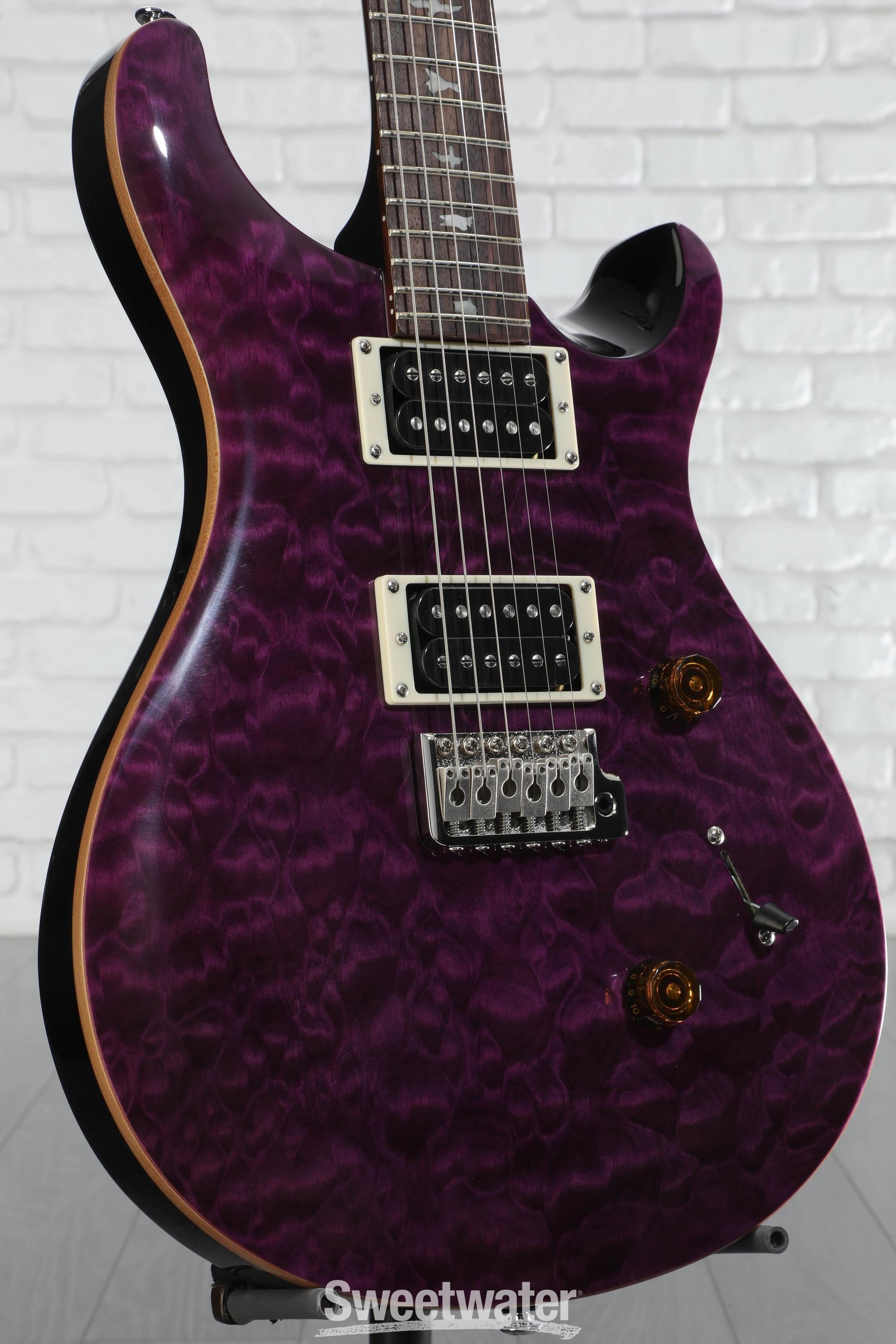 PRS SE Custom 24 Electric Guitar - Amethyst, Sweetwater Exclusive