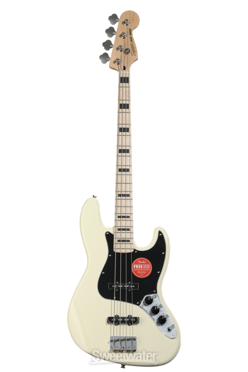 Squier Vintage Modified Jazz Bass - Olympic White | Sweetwater