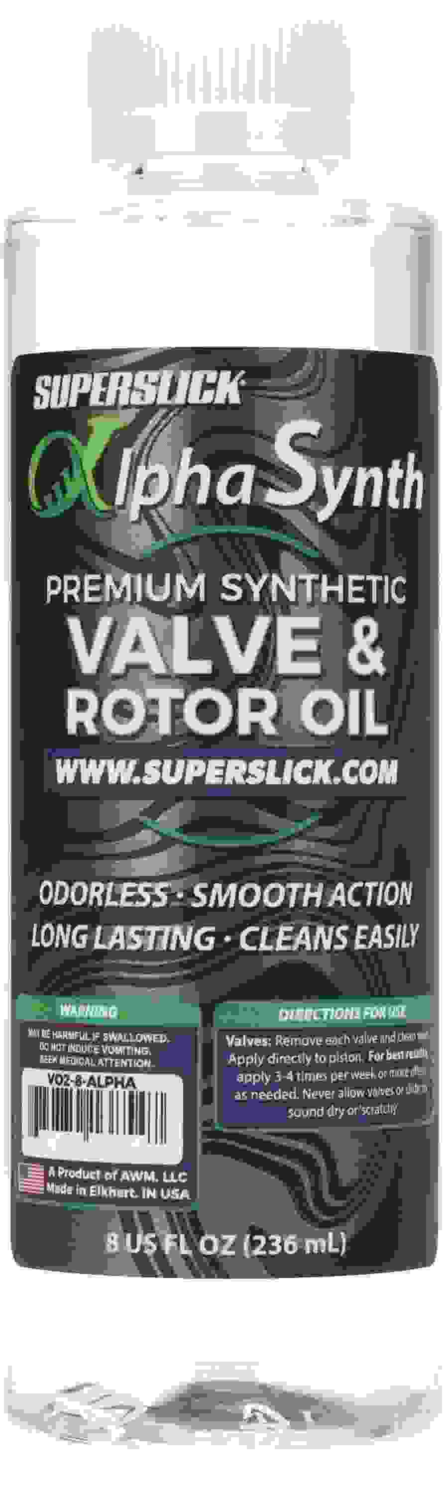 Superslick AlphaSynth Valve and Rotor Oil - 8 oz.
