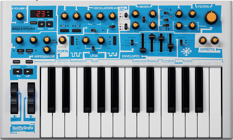 Novation Bass Station II Monophonic Analog Keyboard