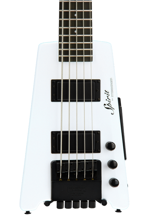 Steinberger Spirit XT-25 5-string Bass Guitar - White | Sweetwater