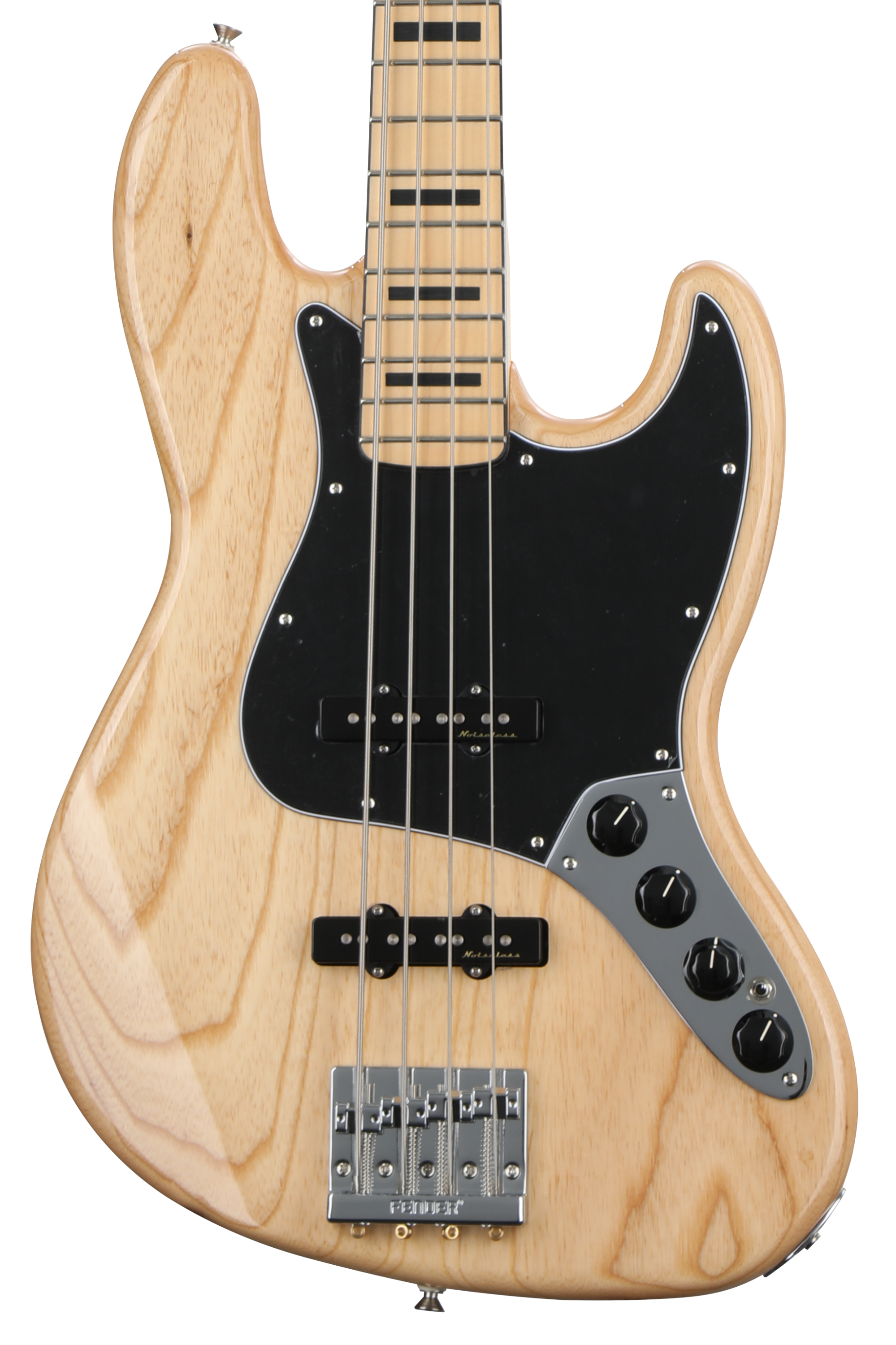 Fender Deluxe Active Jazz Bass - Natural with Maple Fingerboard