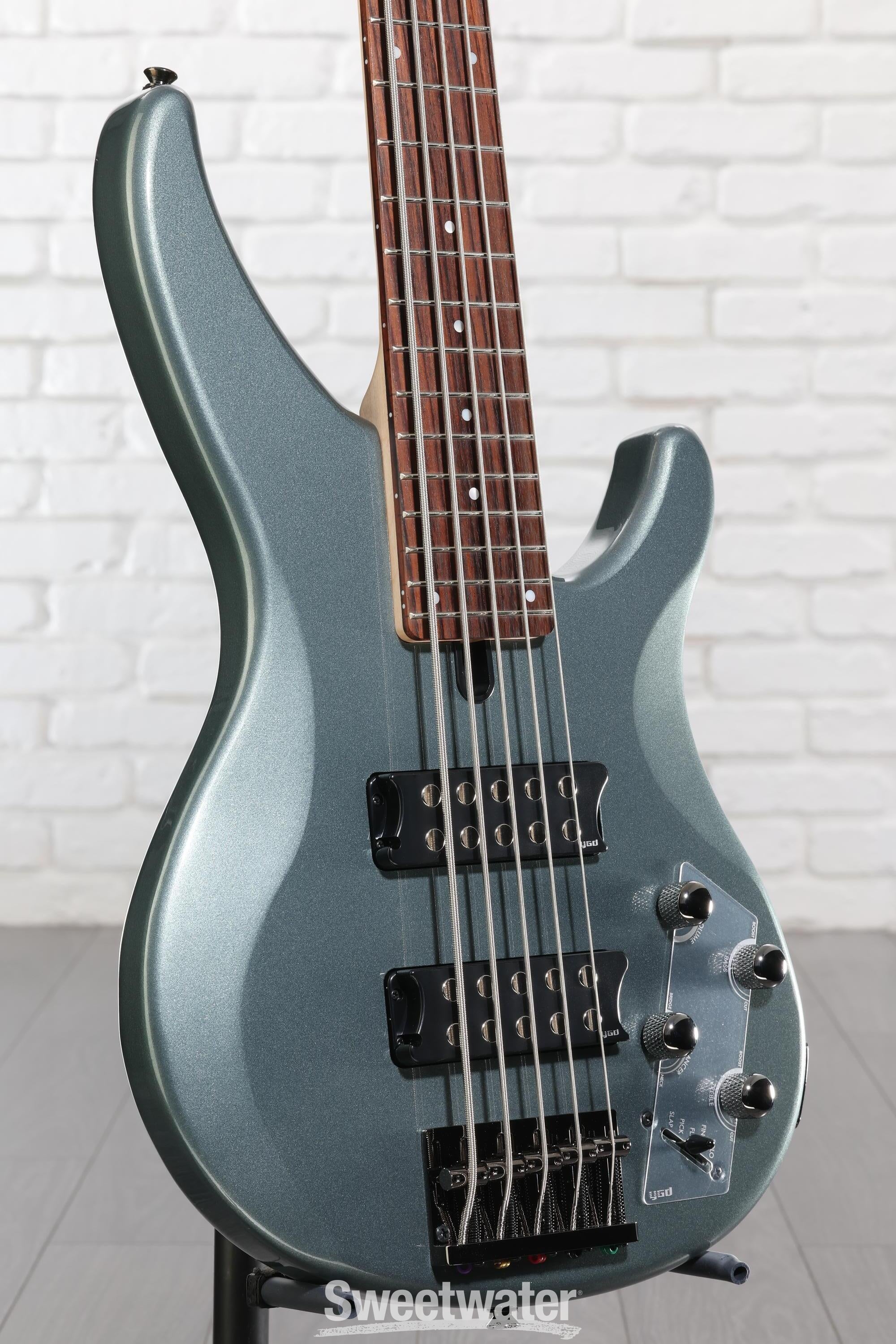 Yamaha TRBX305 5-string Bass Guitar - Mist Green | Sweetwater