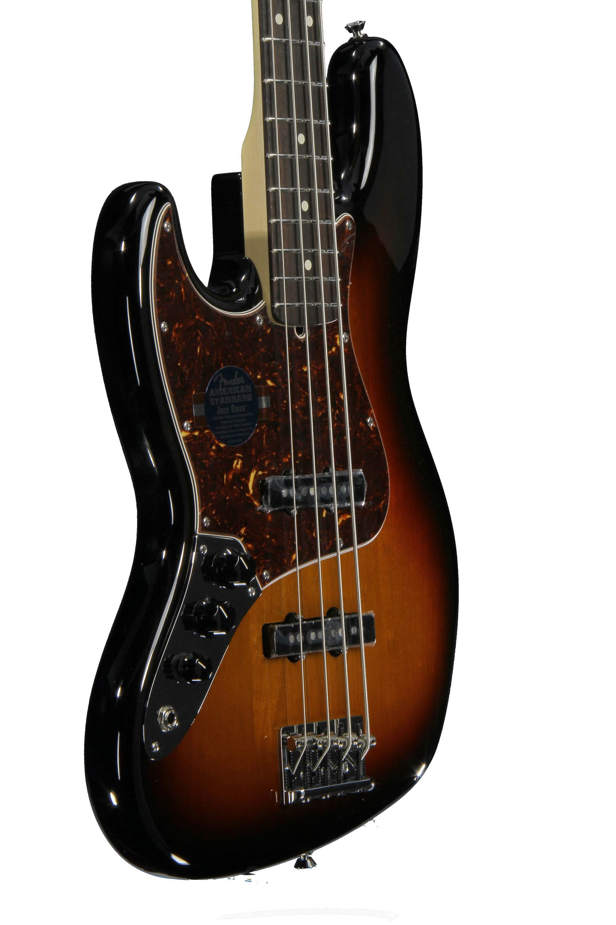 Fender American Standard Jazz Bass - 3-Color Sunburst Lefty