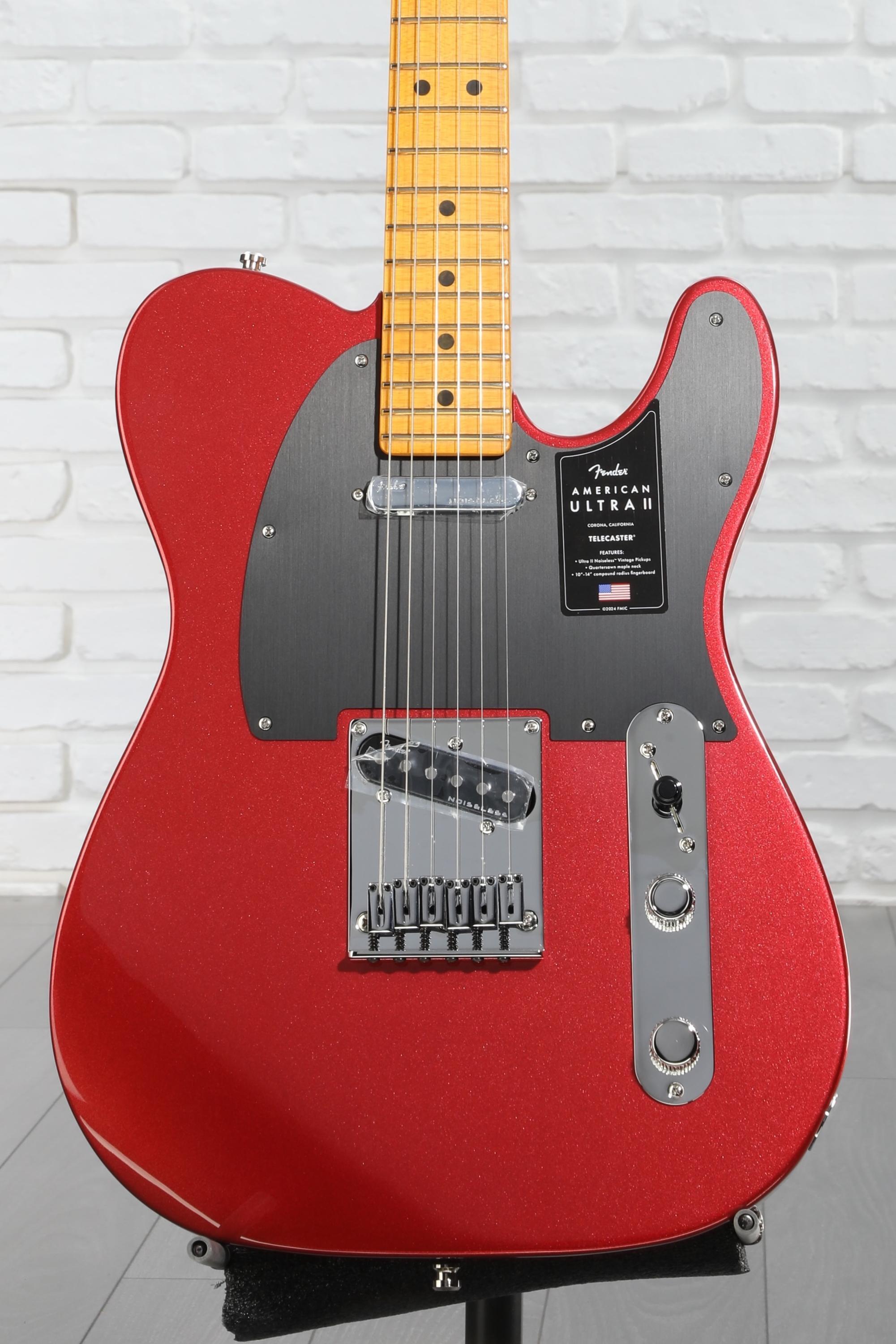Fender American Ultra II Telecaster Electric Guitar - Sinister Red