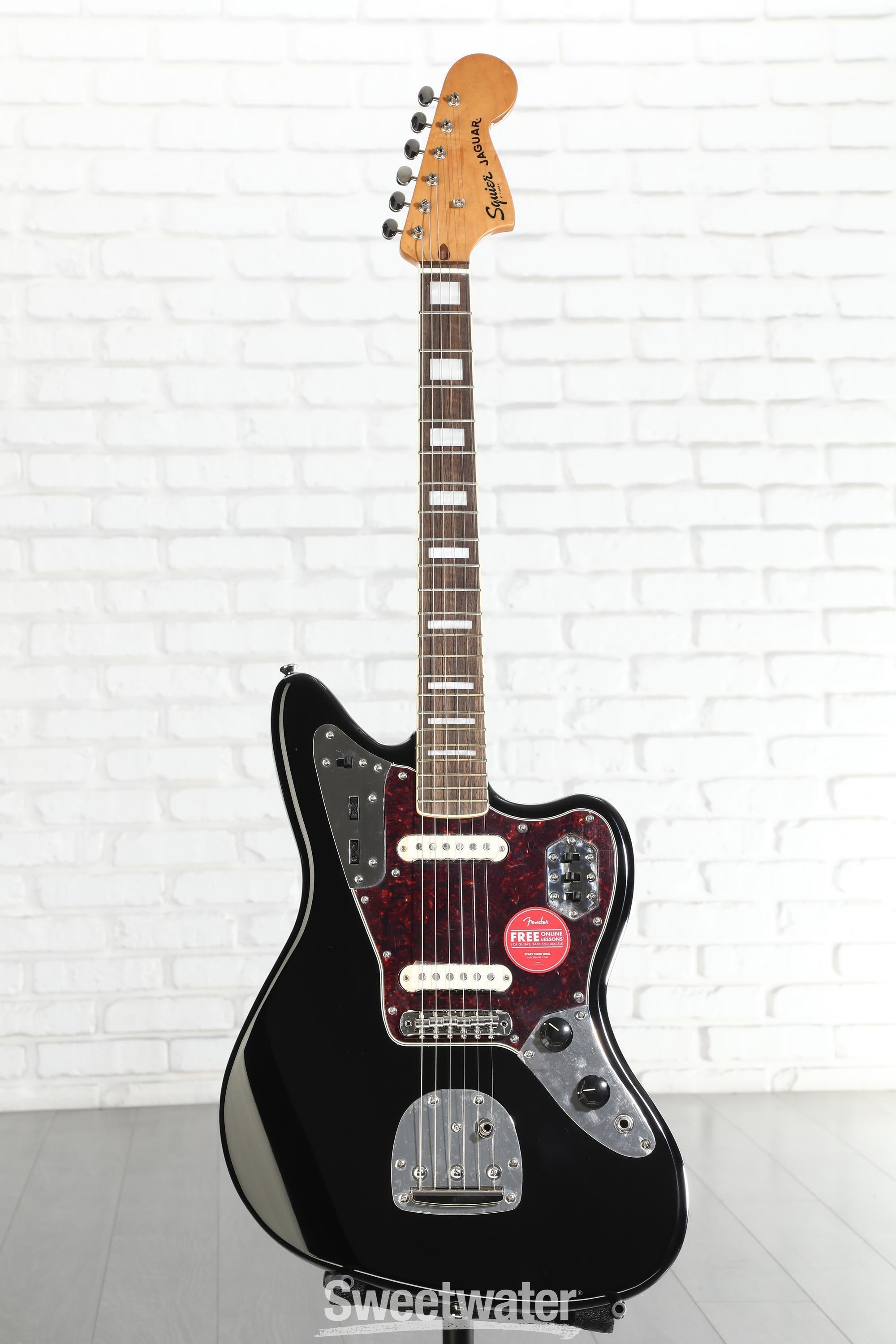 Squier Classic Vibe '70s Jaguar - Black Reviews | Sweetwater