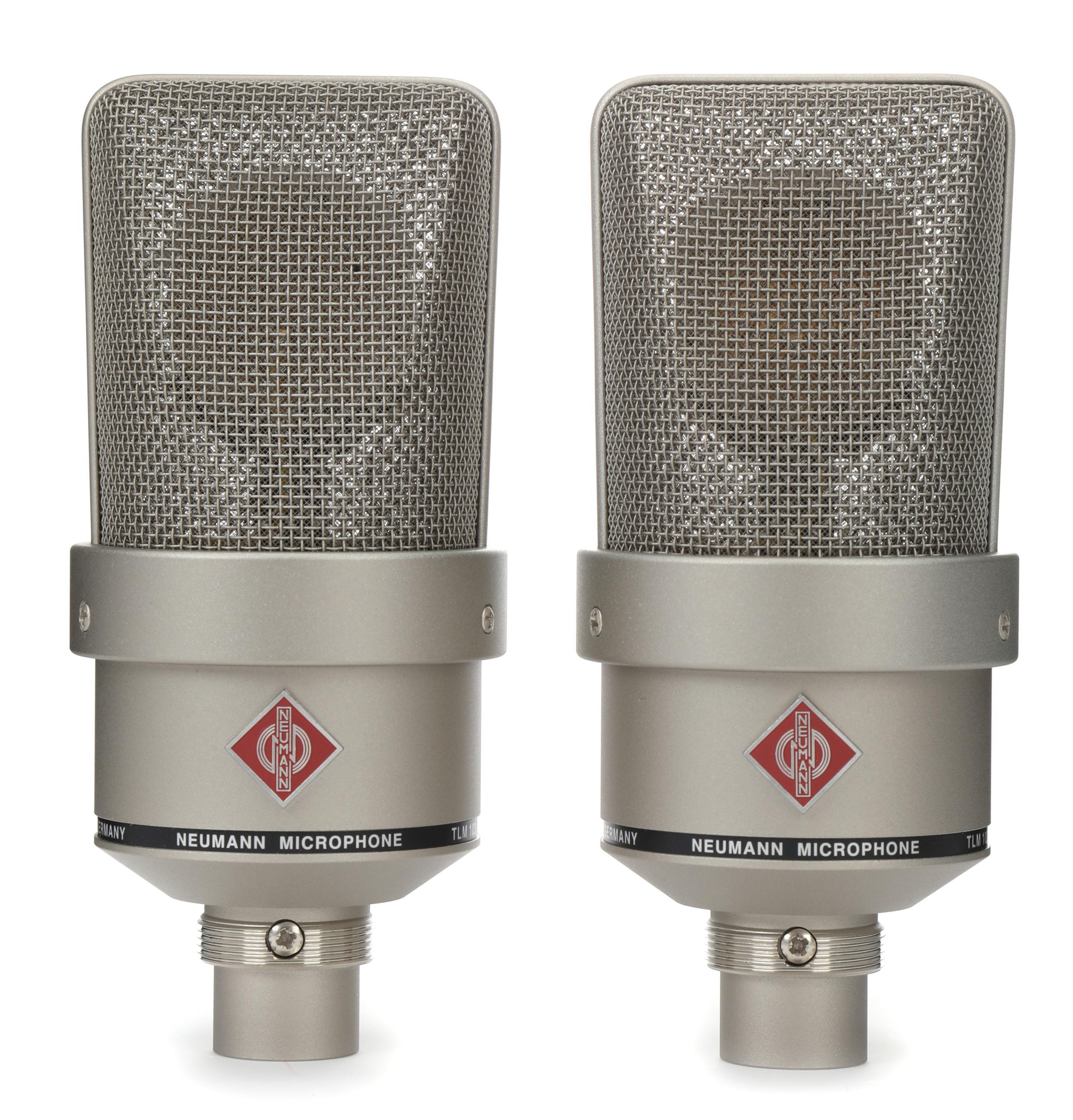 Neumann TLM 103 Anniversary Edition Stereo Pair - Nickel | Sweetwater