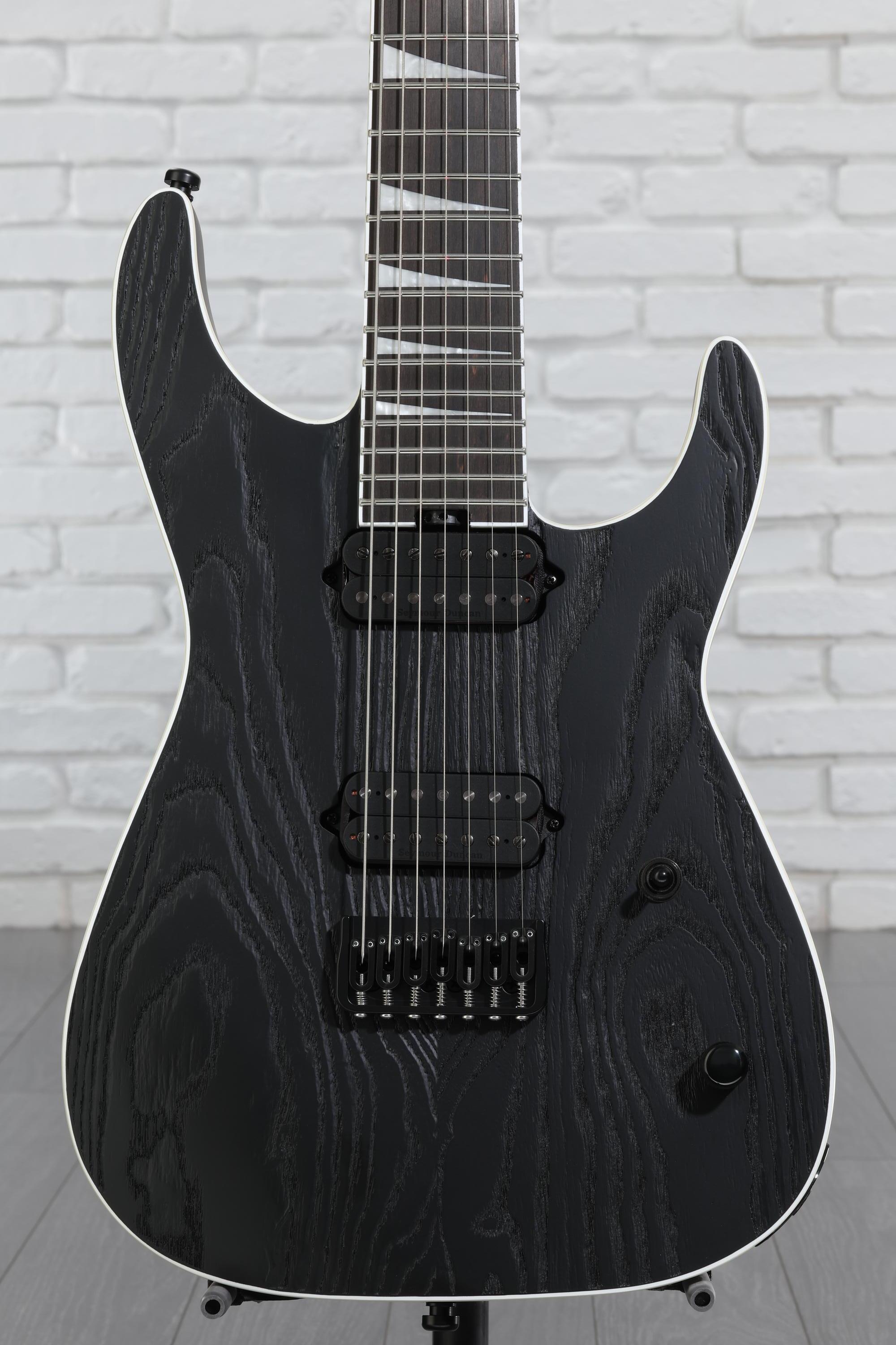 Jackson Pro Series Signature Jeff Loomis Soloist SL7 HT 7-string Electric Guitar - Black Ash