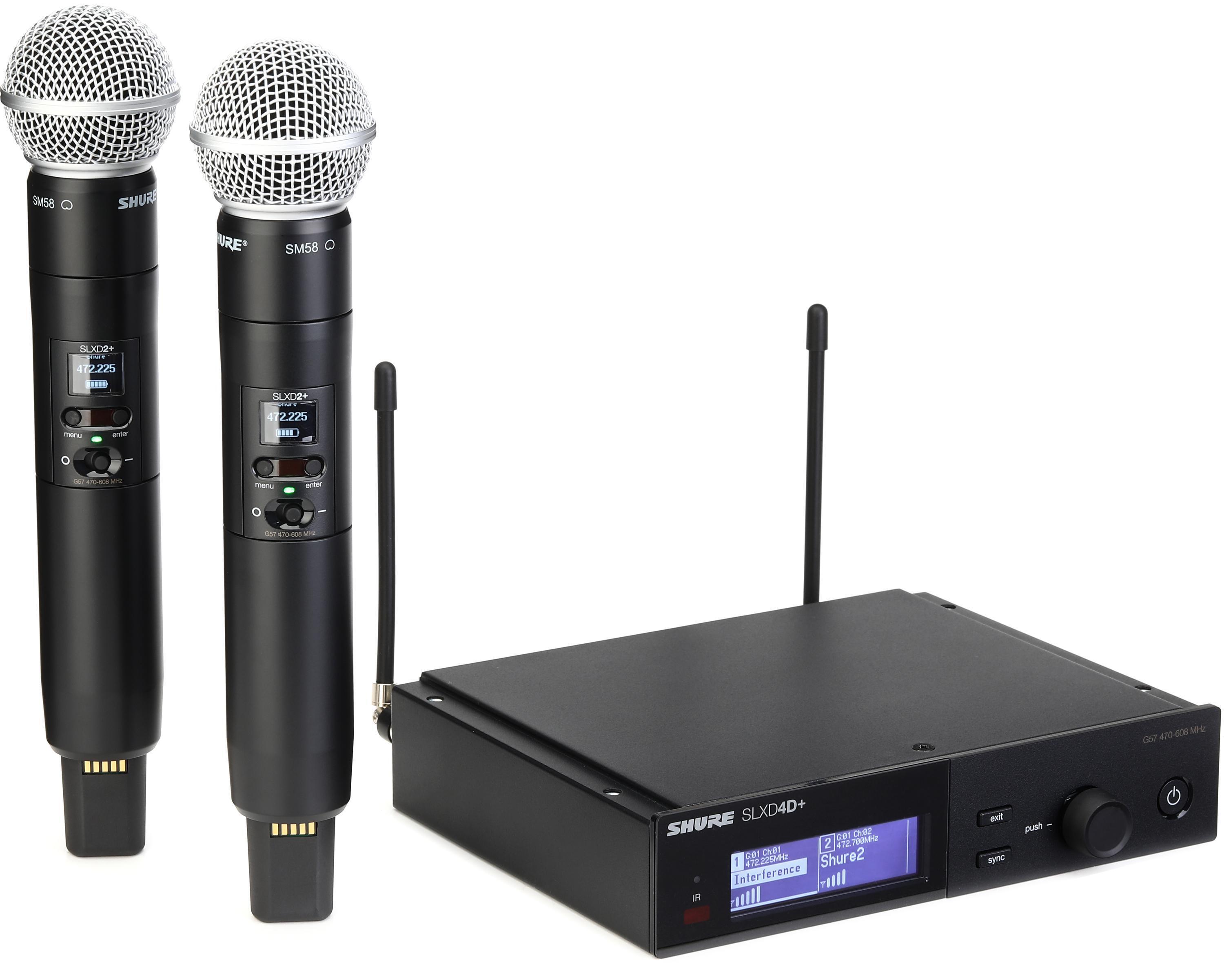 Photo of Shure SLXD24D+/SM58 Digital Wireless Handheld System - G57 Band
