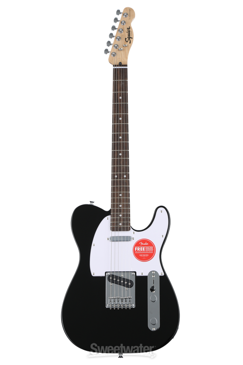 Squier Bullet Telecaster Electric Guitar with Laurel Fingerboard - Black |  Sweetwater