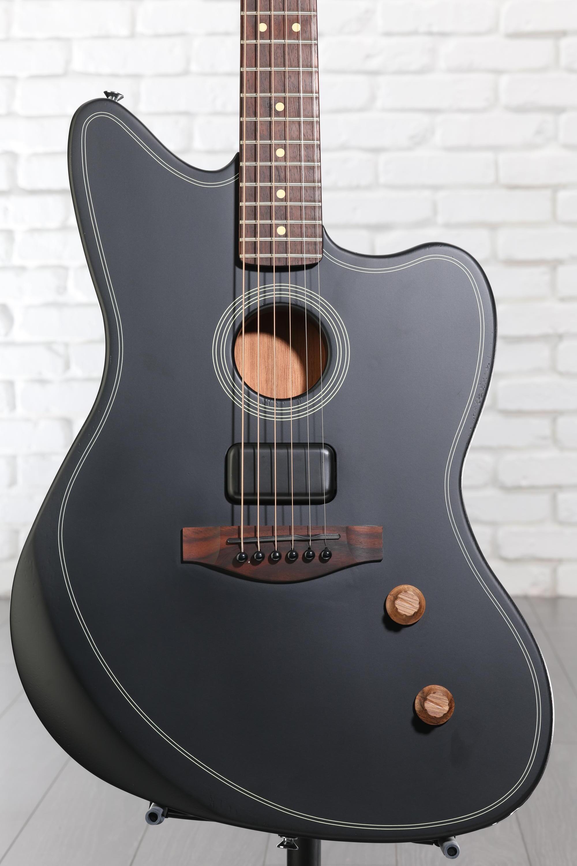 ギター Fender Acoustasonic Jazzmaster Black Fender_MIM_Acoustasonic_Jazzma