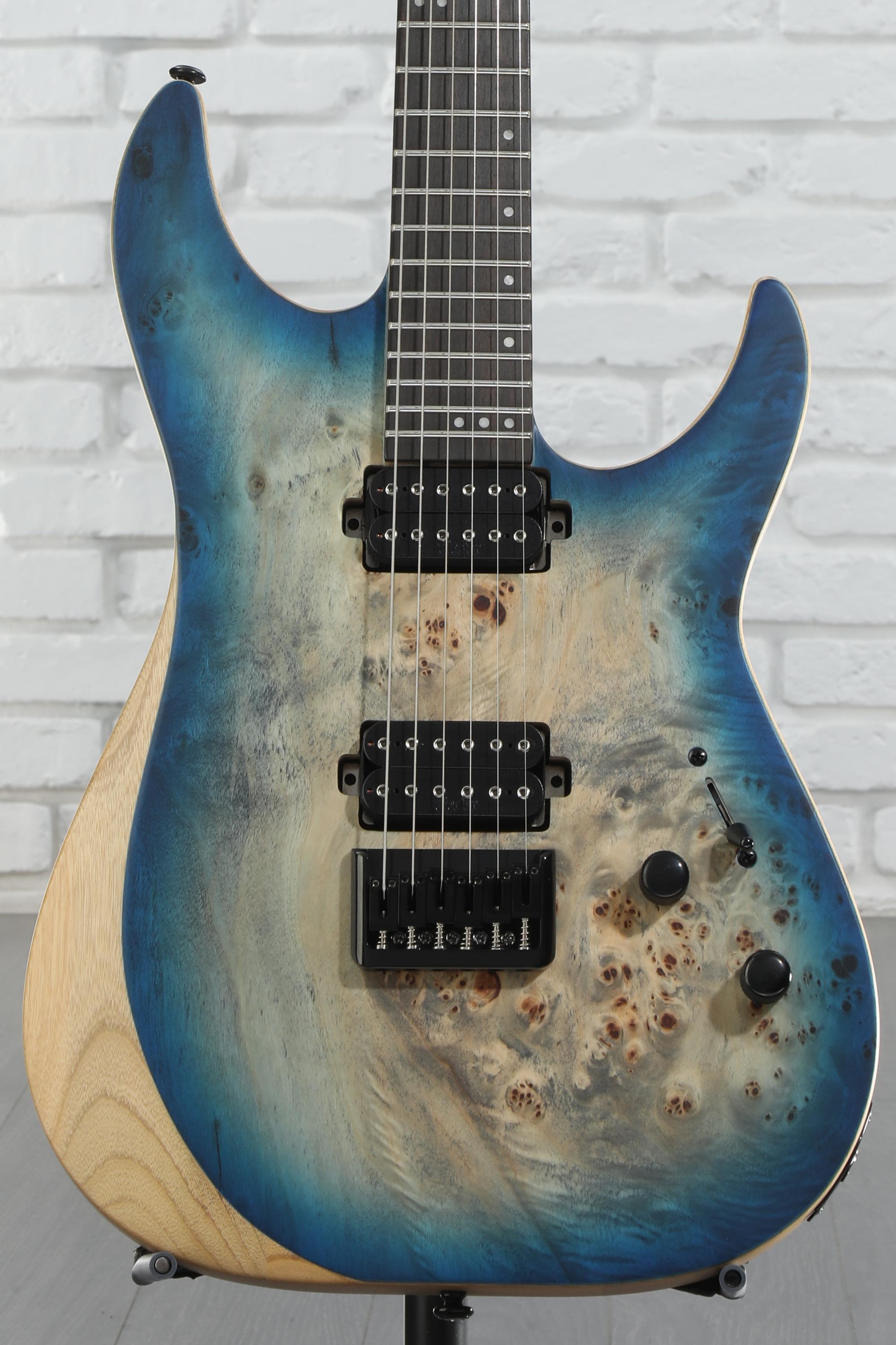 ギター Schecter Reaper-6 - Satin Sky Burst Schecter Reaper-6 Electric Guitar - Satin Sky Burst | Sweetwater