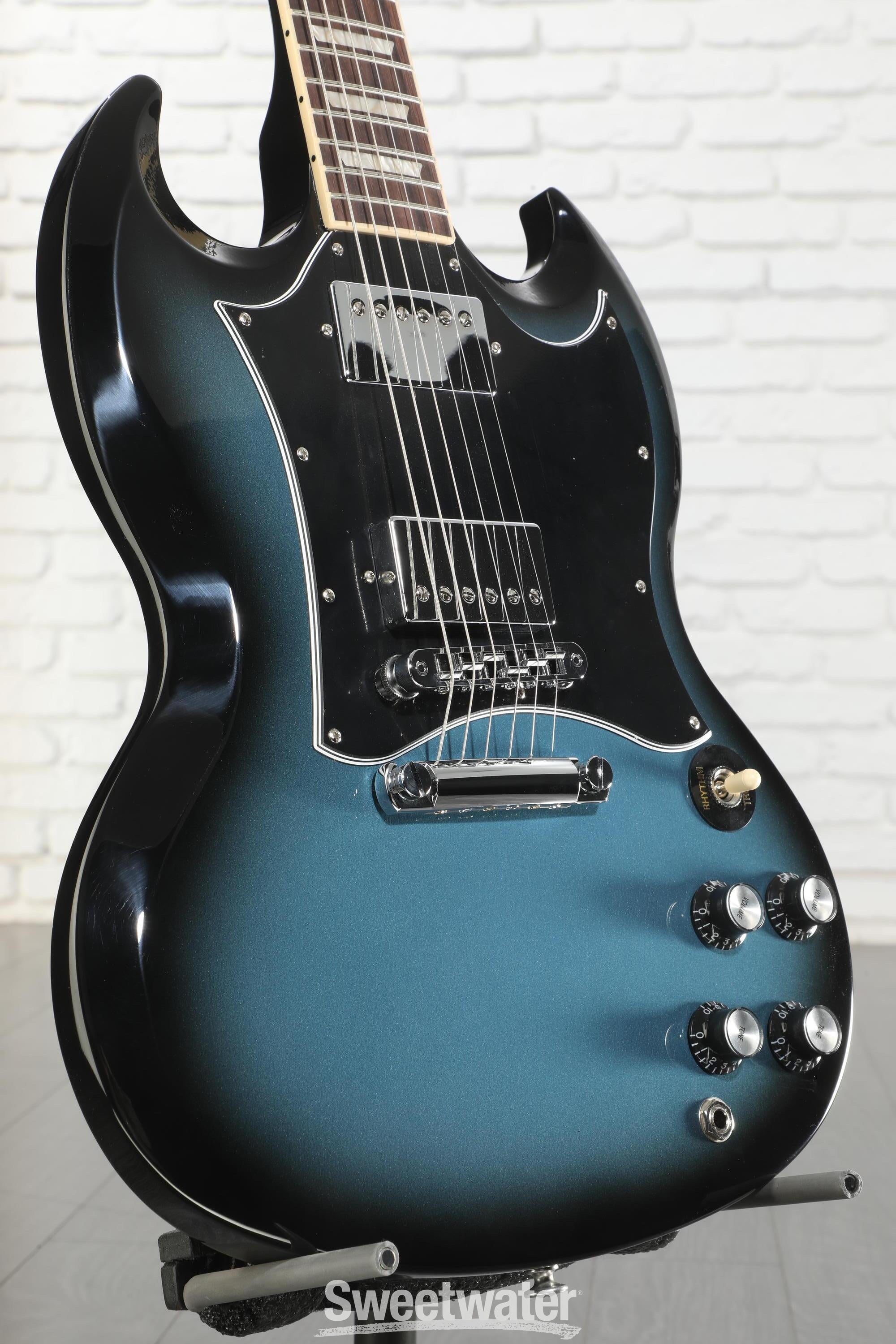 Gibson SG Standard Electric Guitar - Pelham Blue Burst | Sweetwater