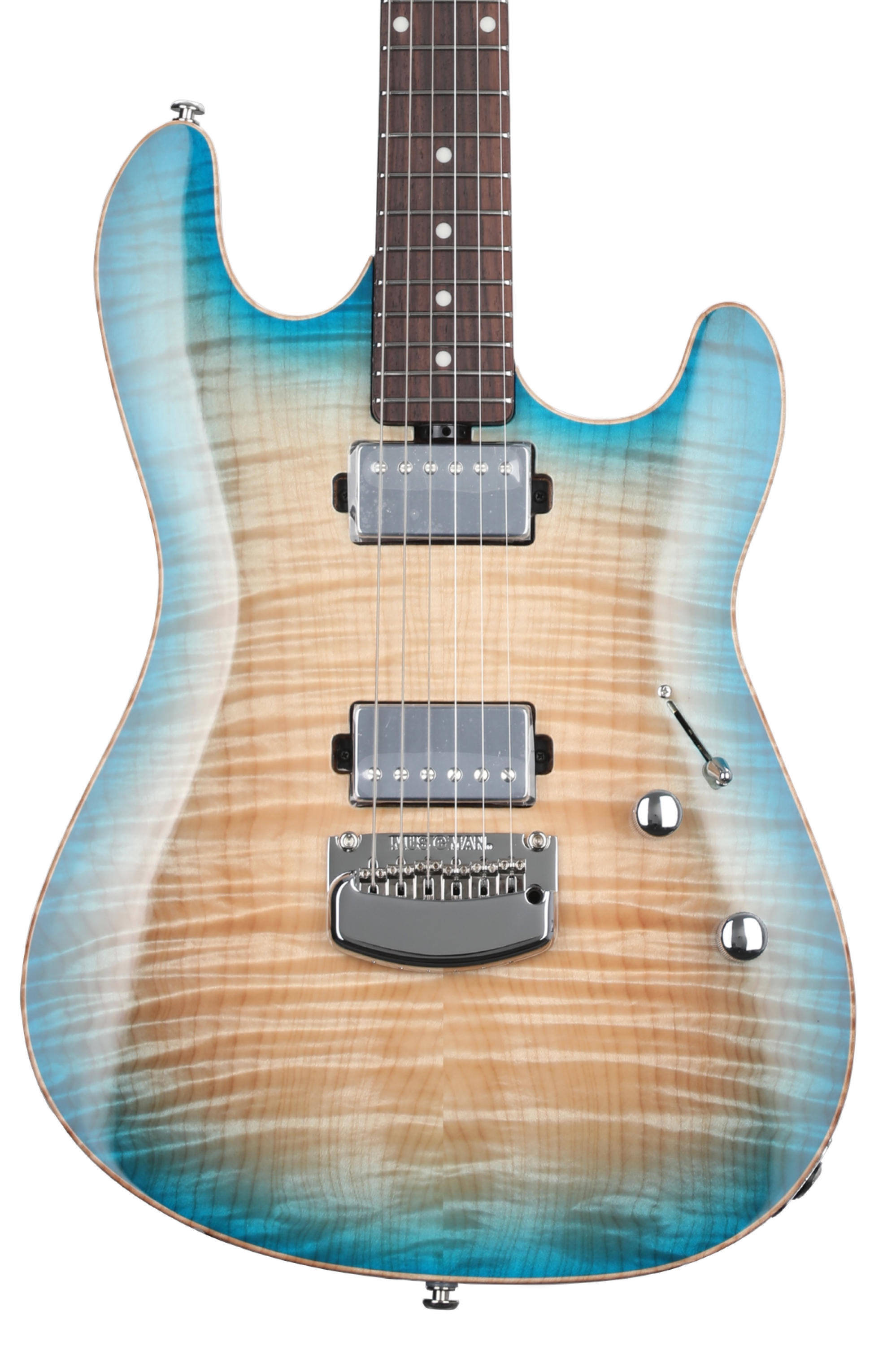 Ernie Ball Music Man BFR Sabre - Coral Blue Burst