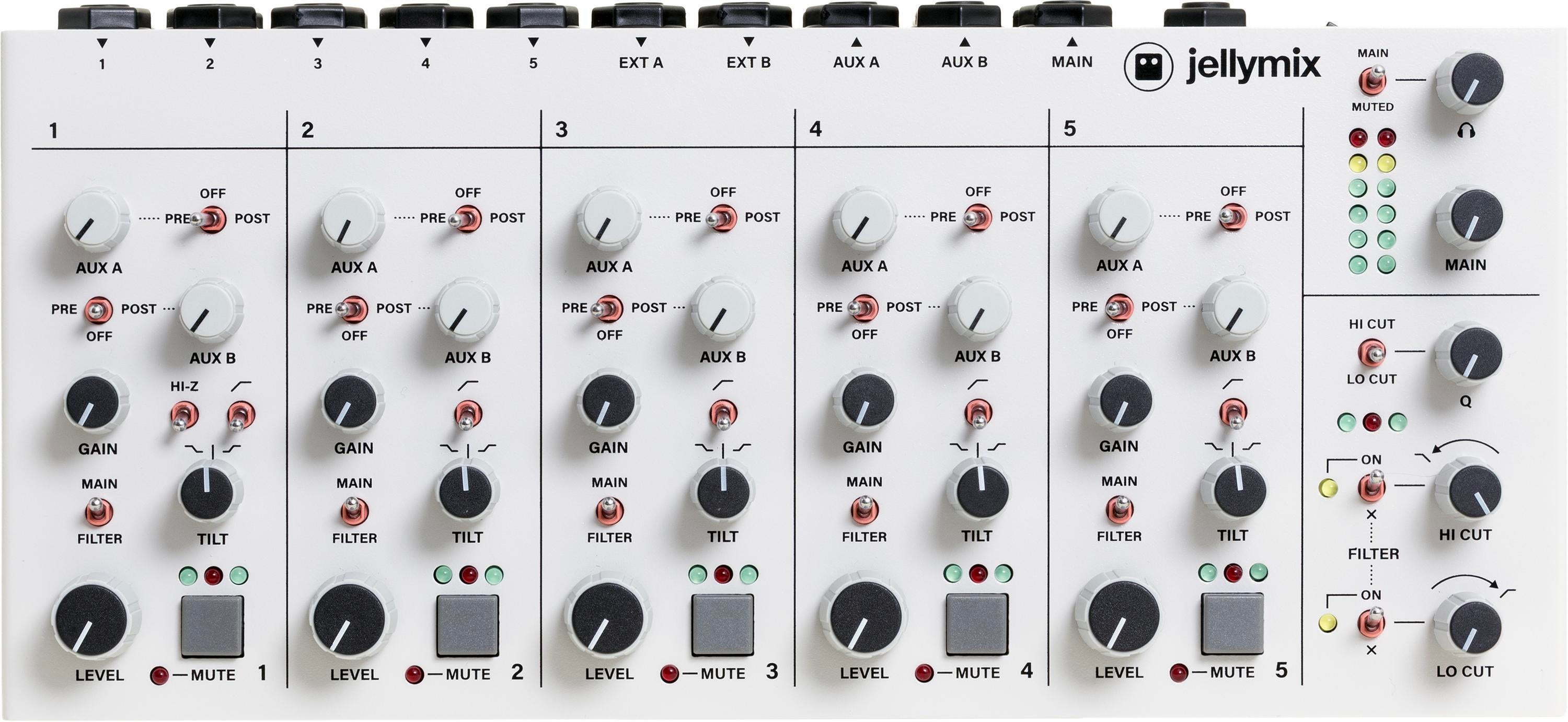 Intellijel Jellymix Compact Stereo Performance Mixer | Sweetwater