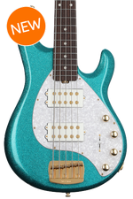 Photo of Ernie Ball Music Man StingRay Special 5 HH Bass Guitar - Ocean Sparkle with Rosewood Fingerboard
