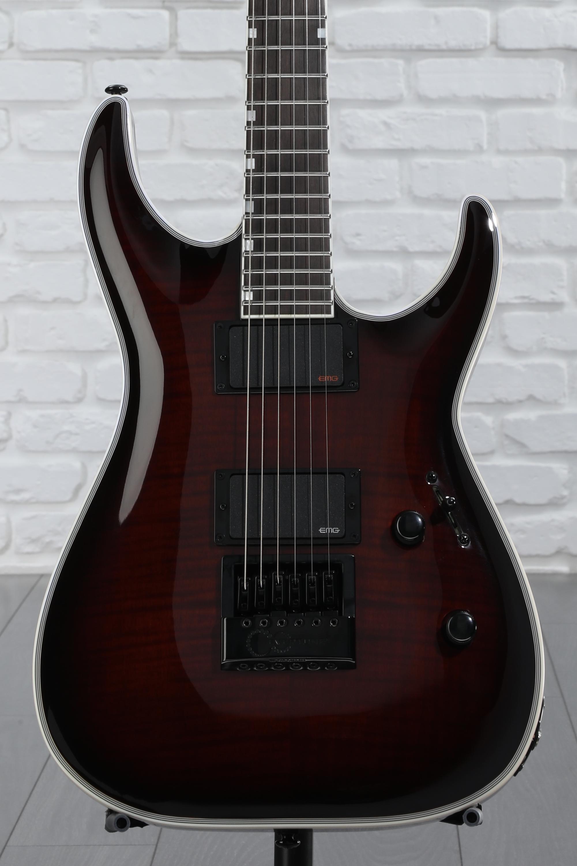 ESP LTD Deluxe MH-1000 EverTune Electric Guitar - Dark Brown