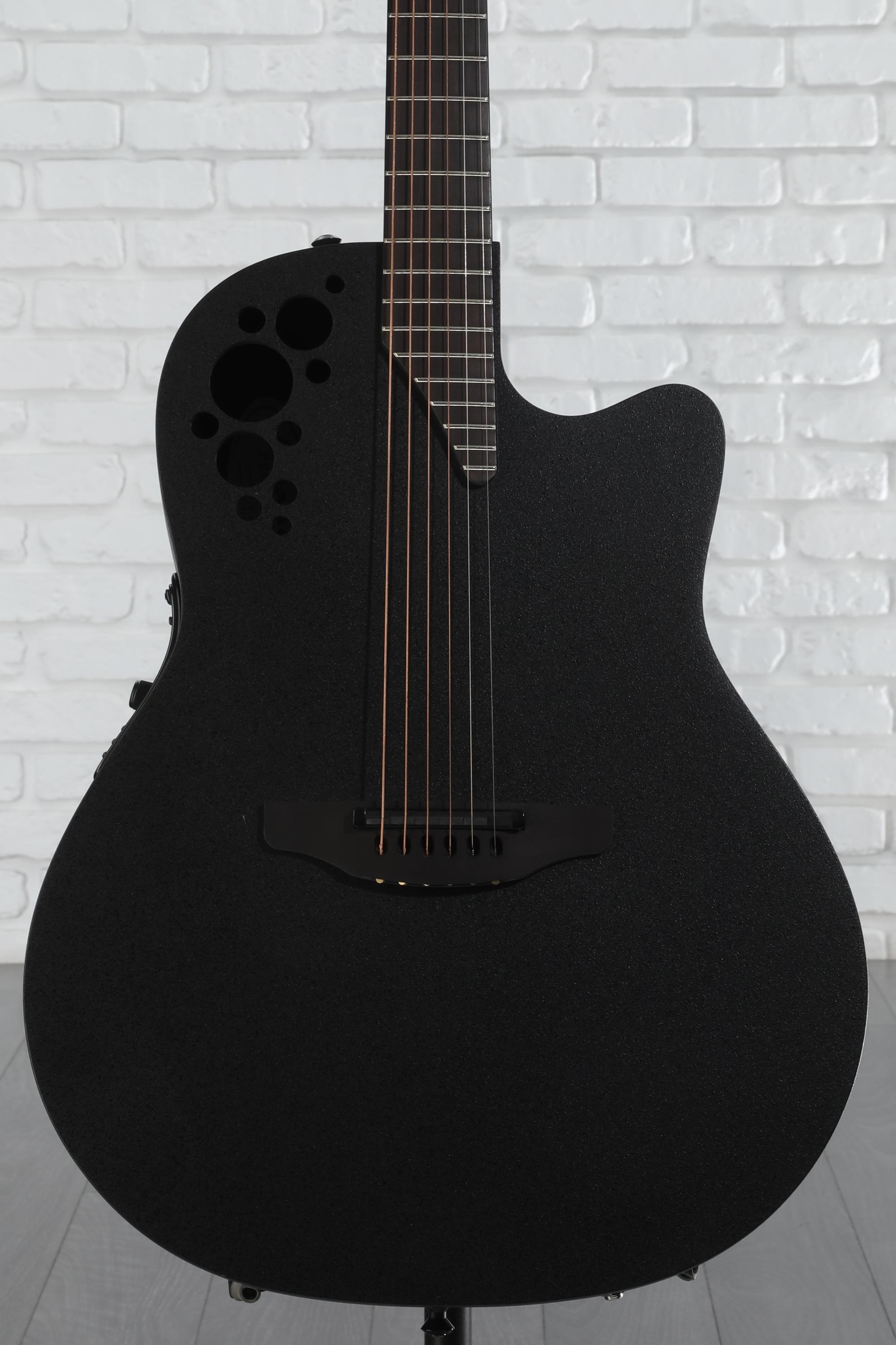 ギター Fender Acoustics Redondo Player LH BLACK Ovation Elite T Deep Contour Acoustic-Electric Guitar
