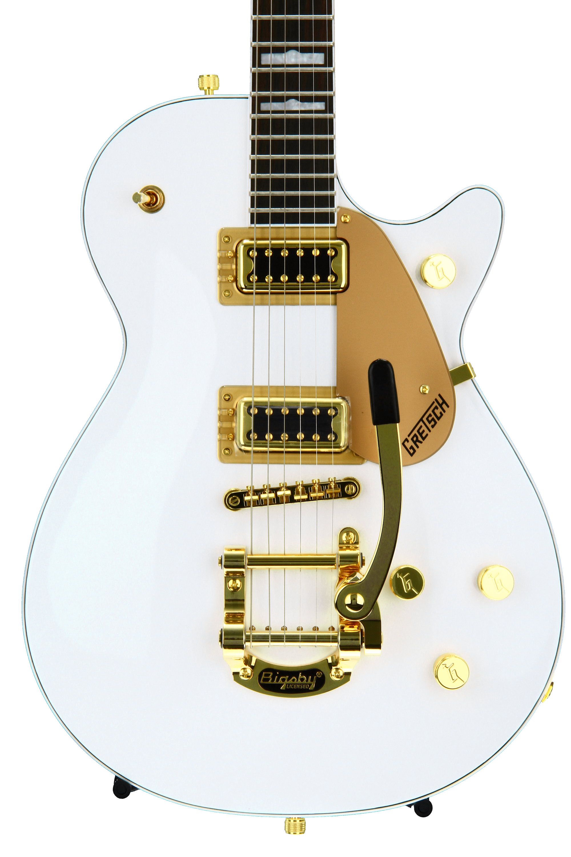 Gretsch Limited Edition Pro Jet - White, Gold Hardware | Sweetwater