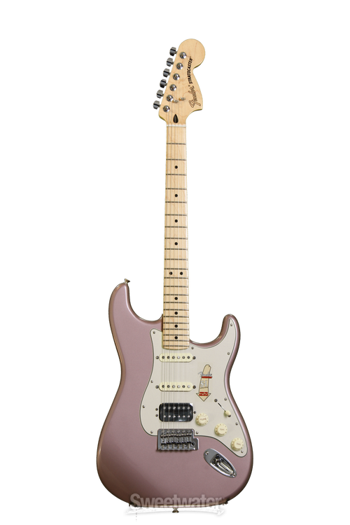 Fender Deluxe Lone Star Stratocaster - Burgundy Mist Metallic Reviews |  Sweetwater