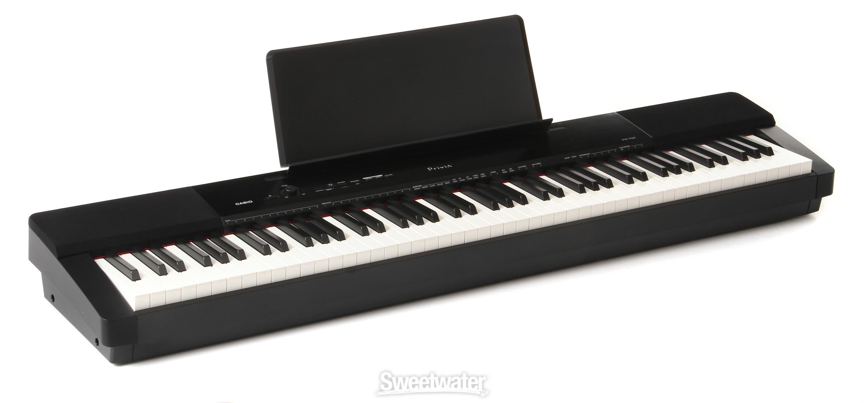 Casio Privia PX-150 CSU Digital Piano & Stand Bundle - Black