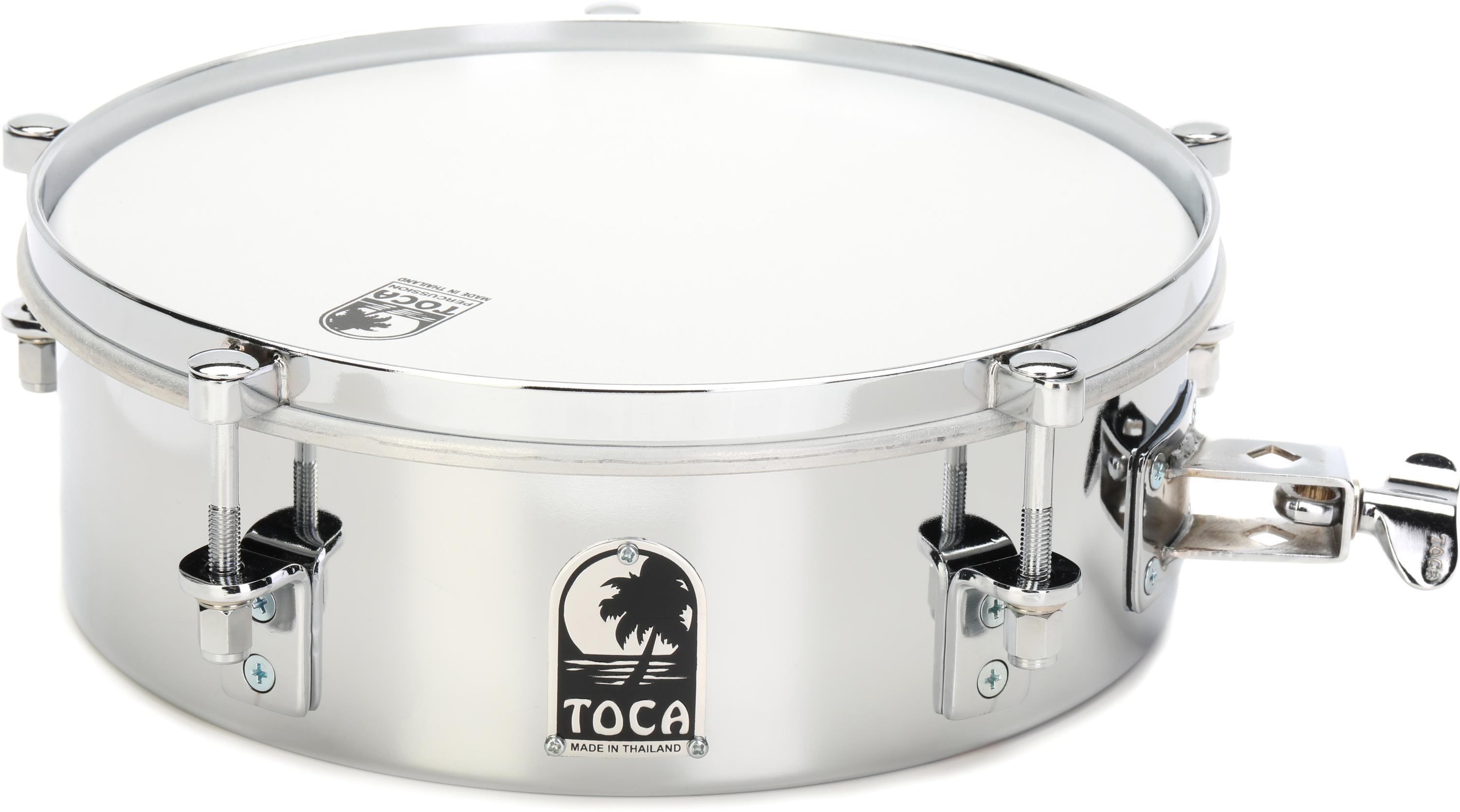 Toca Percussion 4-inch x 12-inch Drum Set Timbale with Snares | Sweetwater