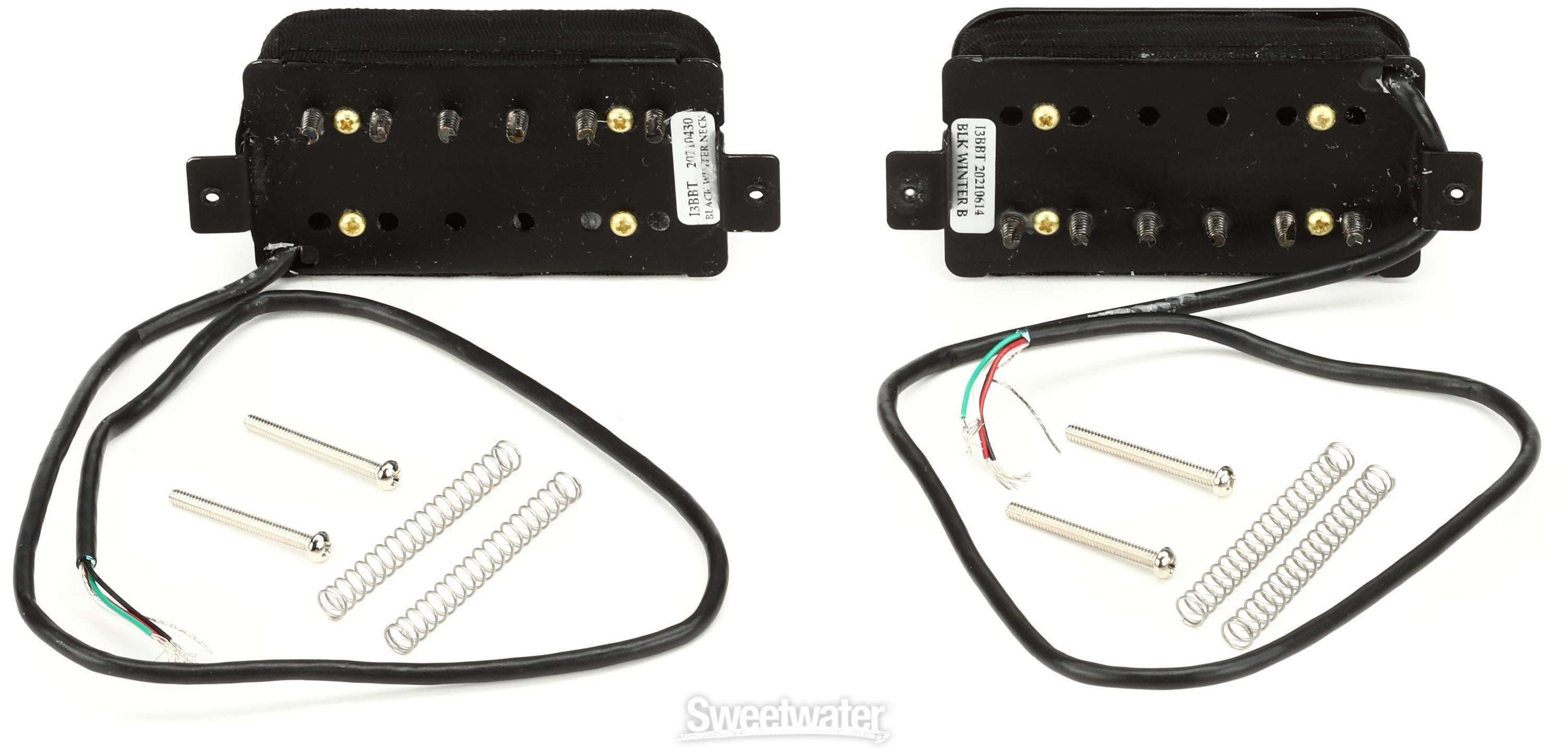 Seymour Duncan Black Winter Humbucker 2-piece Pickup Set