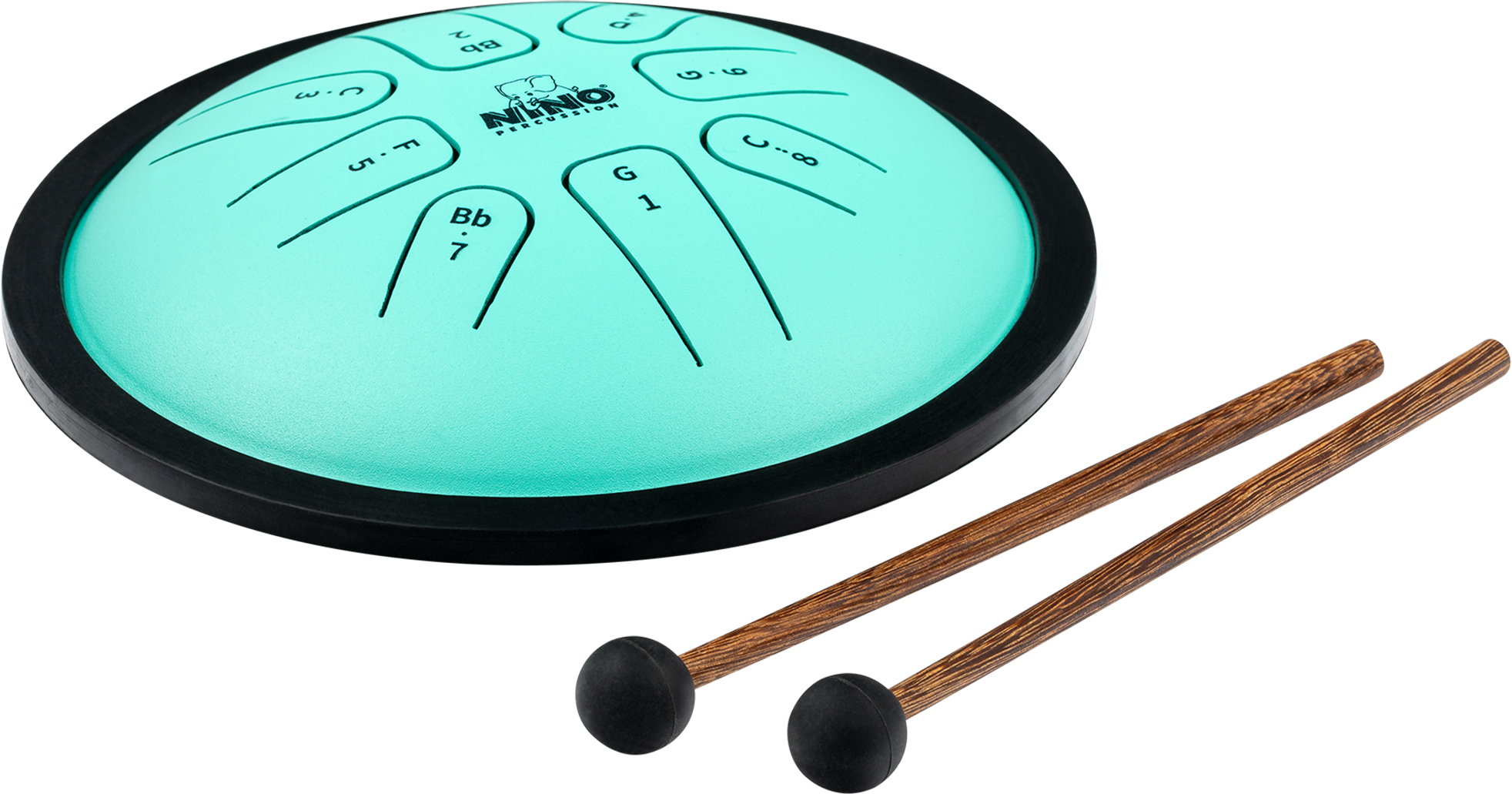 Green Earth Designer 10 Steel Tongue Drum - 7 tuning options - Free bag &  mallets