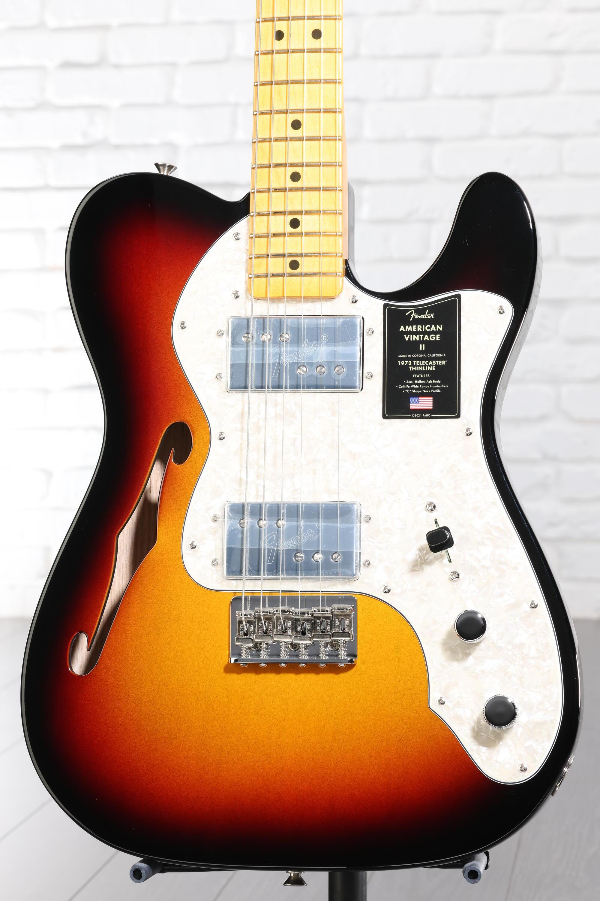 Fender American Vintage II 1972 Telecaster Thinline Electric