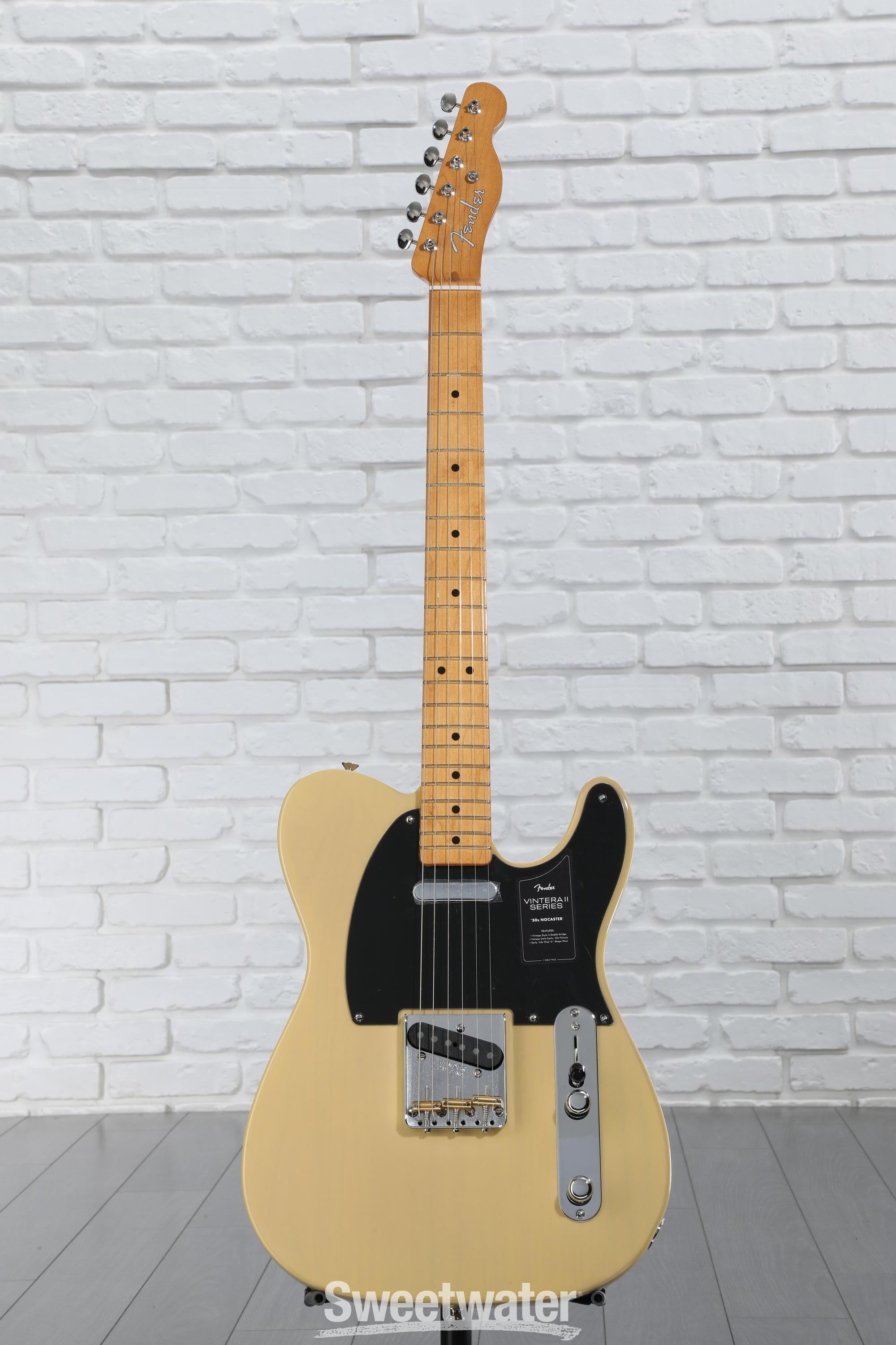 Fender Vintera Ⅱ Nocaster Telecaster Amazon.com: Fender Vintera II '50s Nocaster Electric Guitar