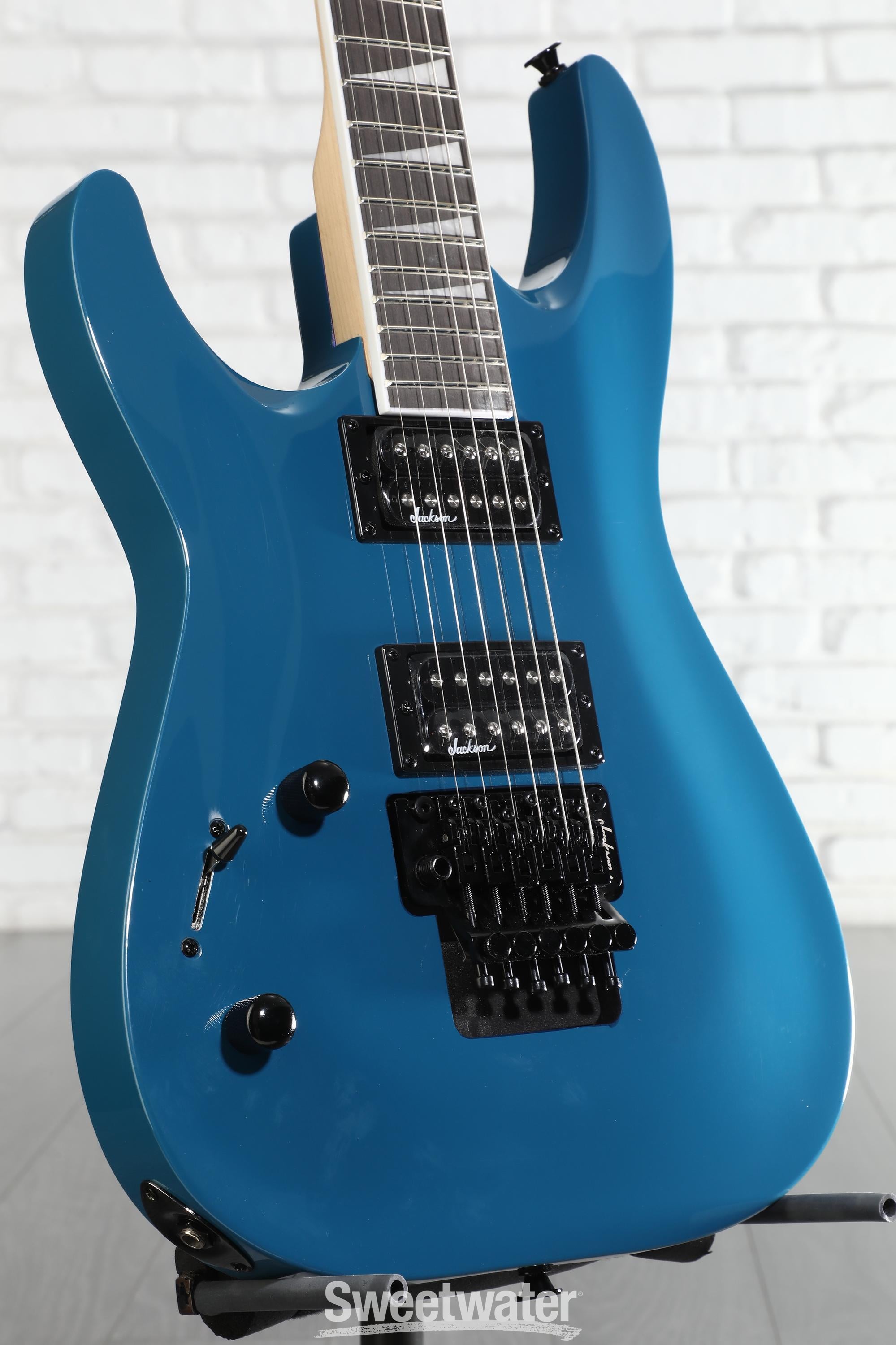 Photo of Jackson Dinky Arch Top JS32 DKA Left-handed - Bright Blue