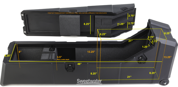 Gator Mini Vault Case/Rack for 2 Electric Bass Guitars
