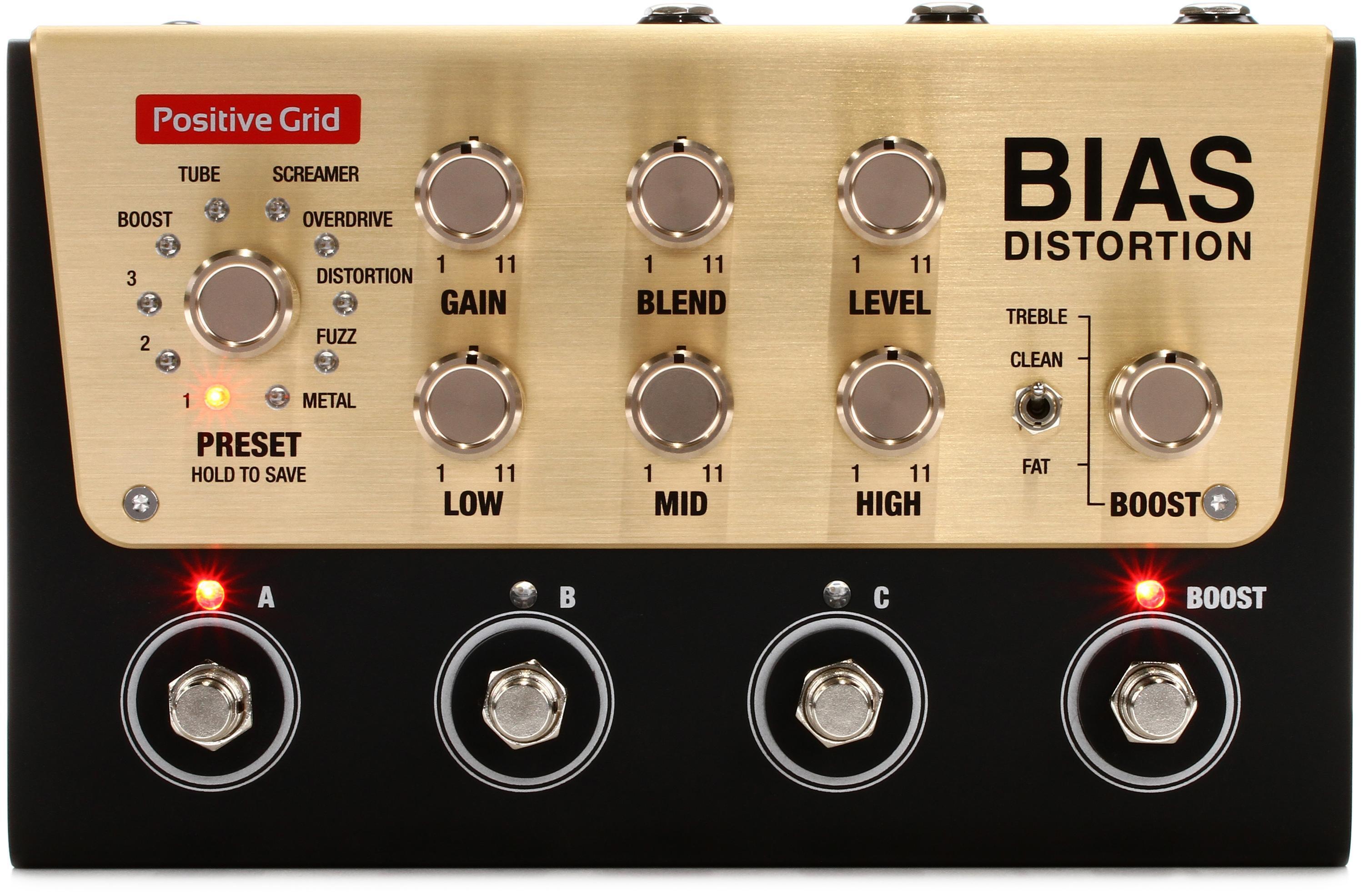 Positive grid BIAS Distortion-