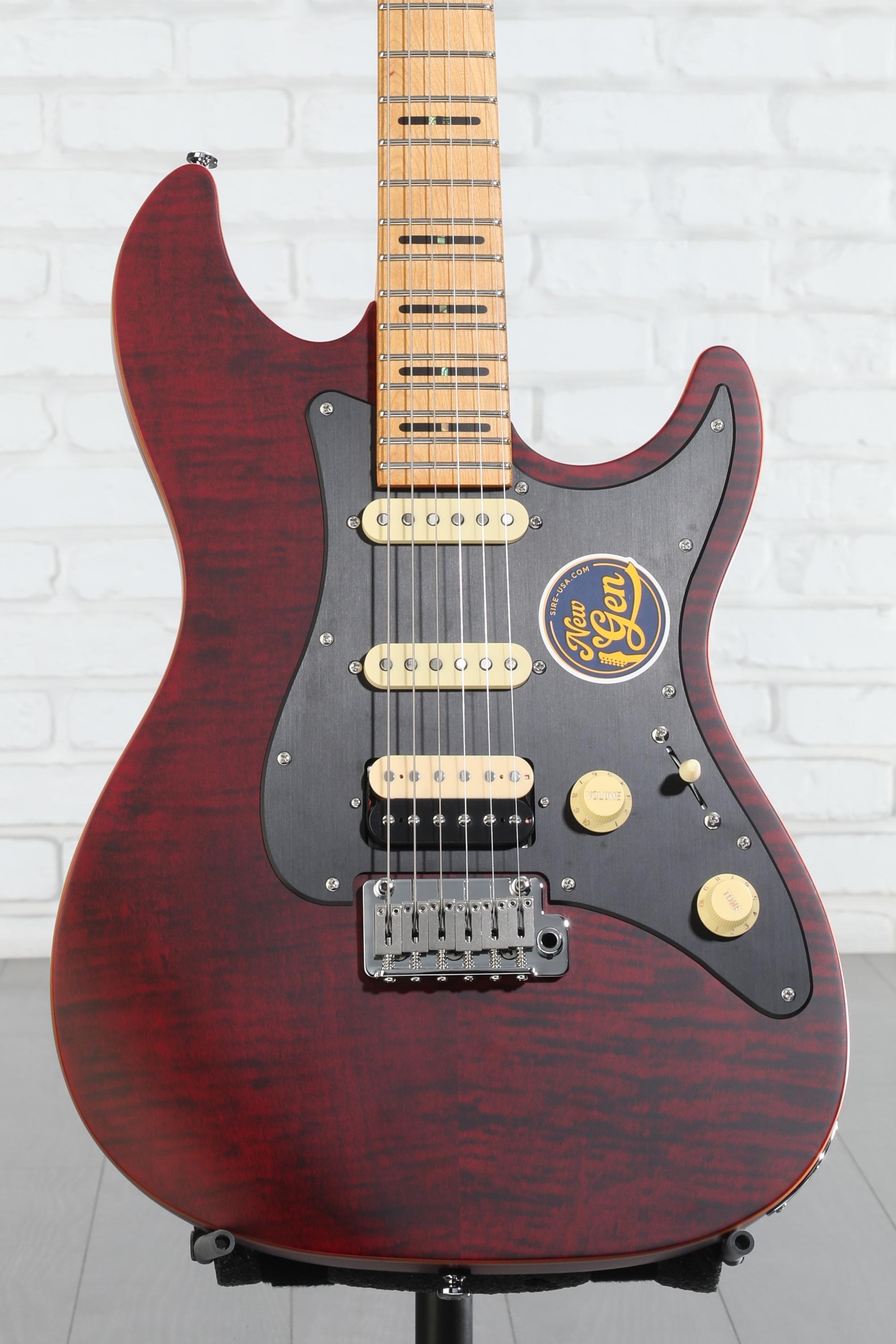 Sire Larry Carlton S7 FM New Gen Electric Guitar - See-through Red