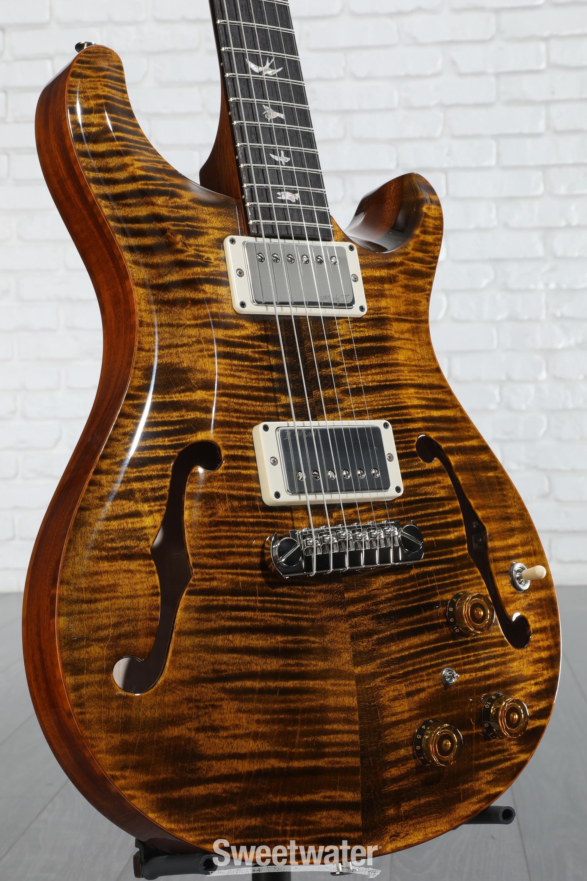 Photo of PRS Hollowbody II Piezo Electric Guitar - Black Gold