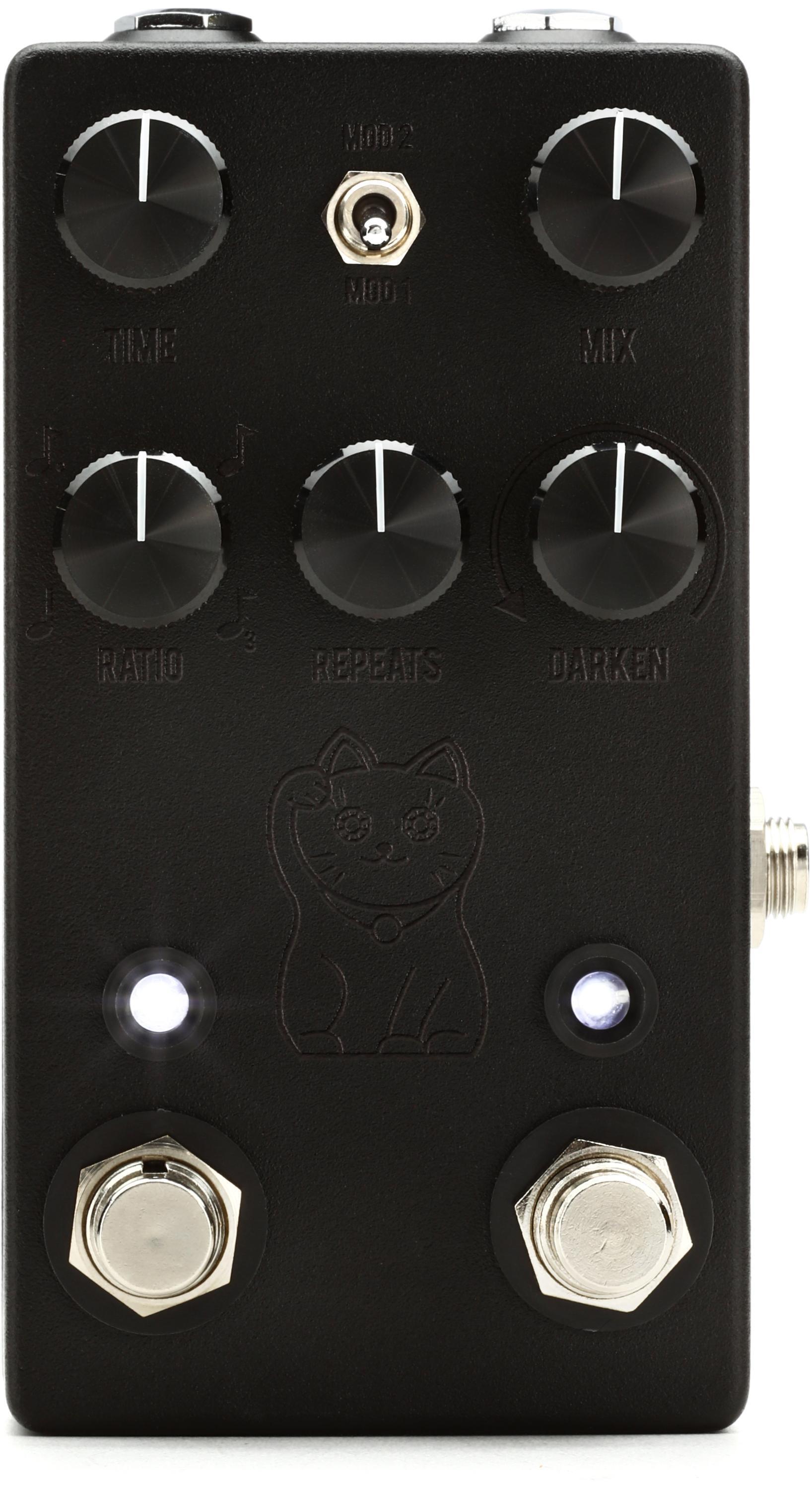 JHS Lucky Cat Black Tape/Digital Delay Pedal