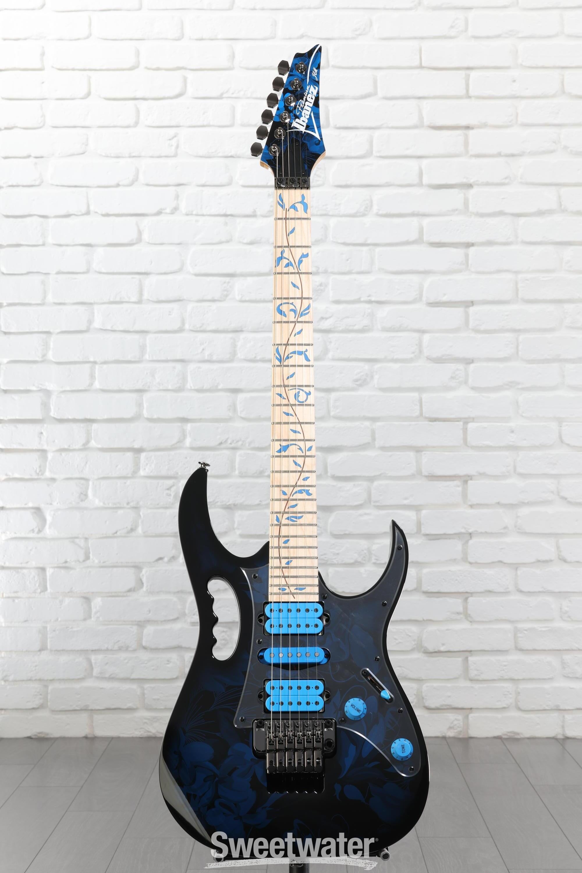 Ibanez Steve Vai Signature JEM77 - Blue Floral Pattern | Sweetwater
