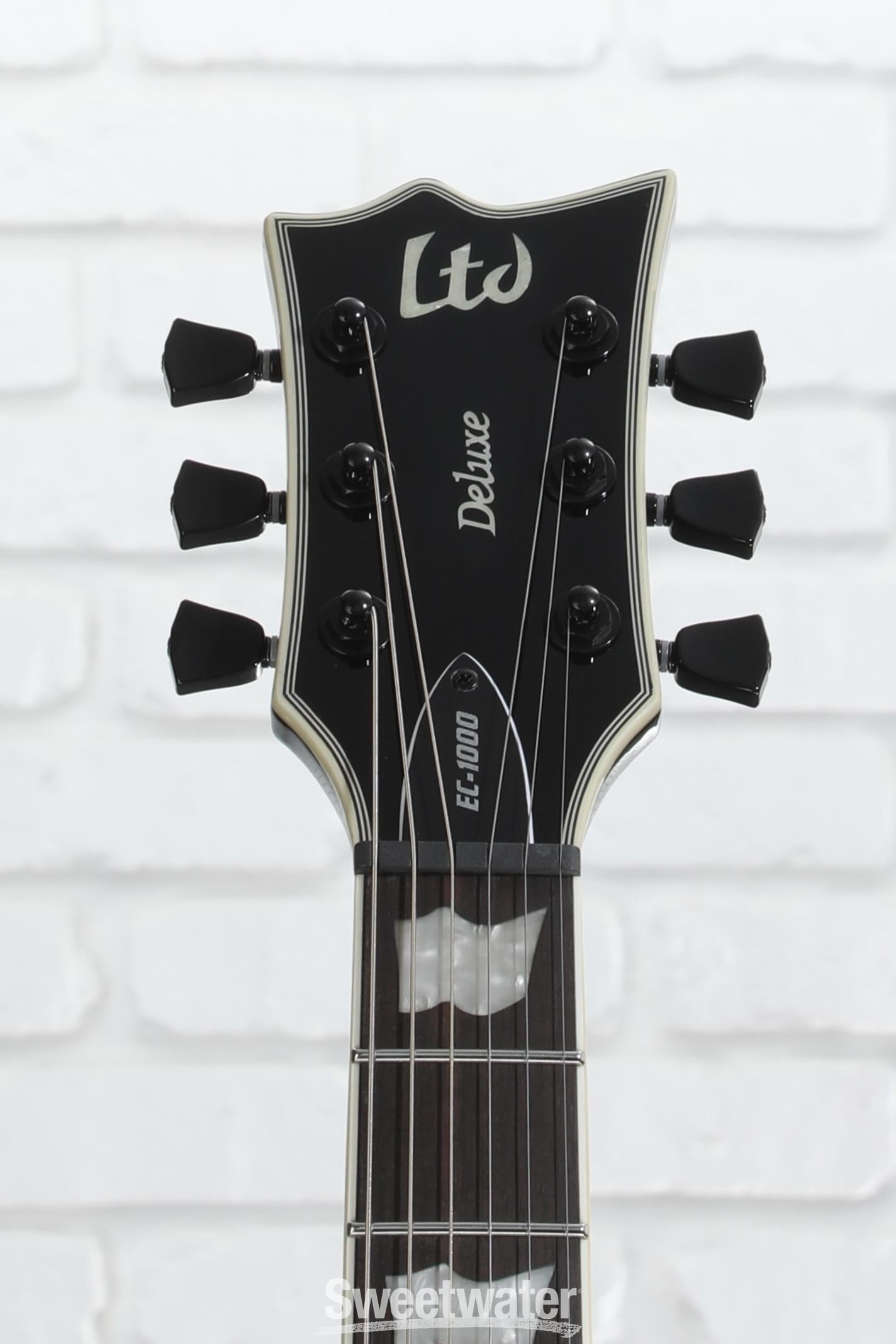 ESP LTD EC-1000S Fluence Electric Guitar - Black