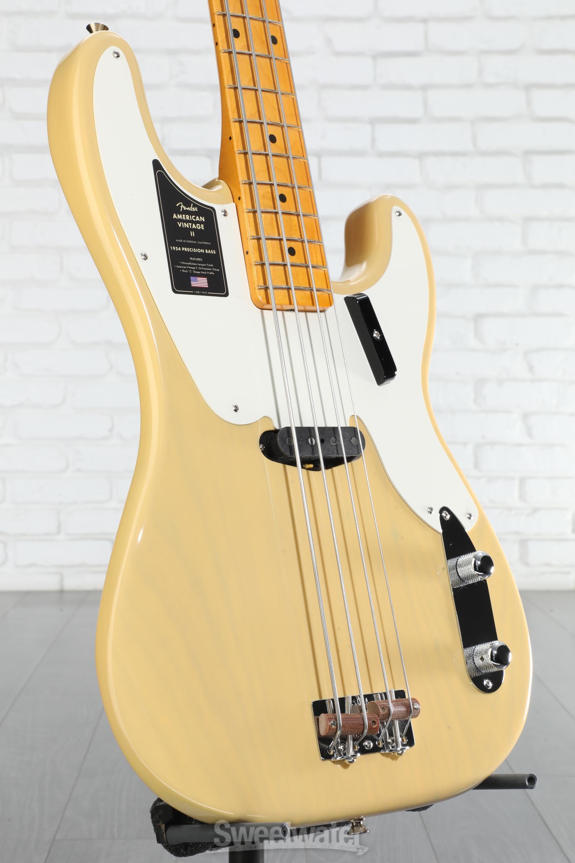 ベース FENDER American Vintage II 1954 PB Fender American Vintage II 1954 Precision Bass - Vintage Blonde