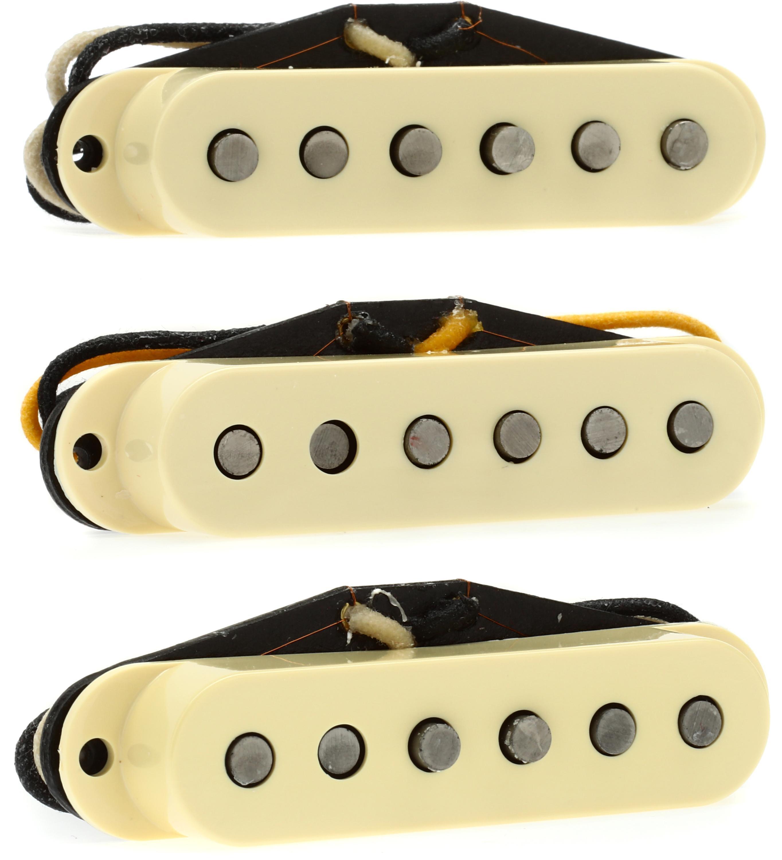 Fender Eric Johnson Signature Stratocaster 3-piece Pickup Set - Vintage  White