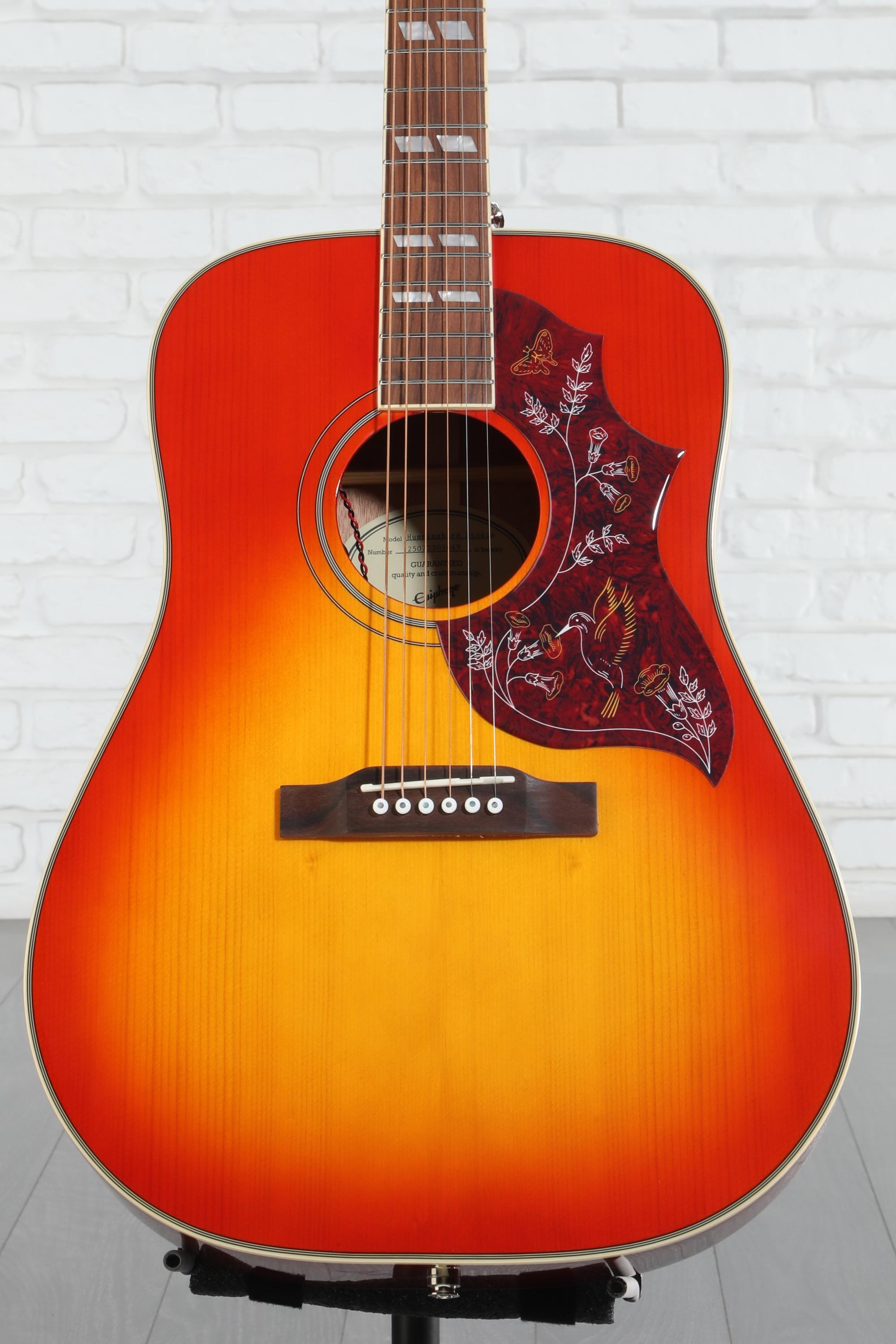 Epiphone Hummingbird Studio★美品送料無料★2nd品 Epiphone Hummingbird Studio Acoustic-Electric Guitar - Faded
