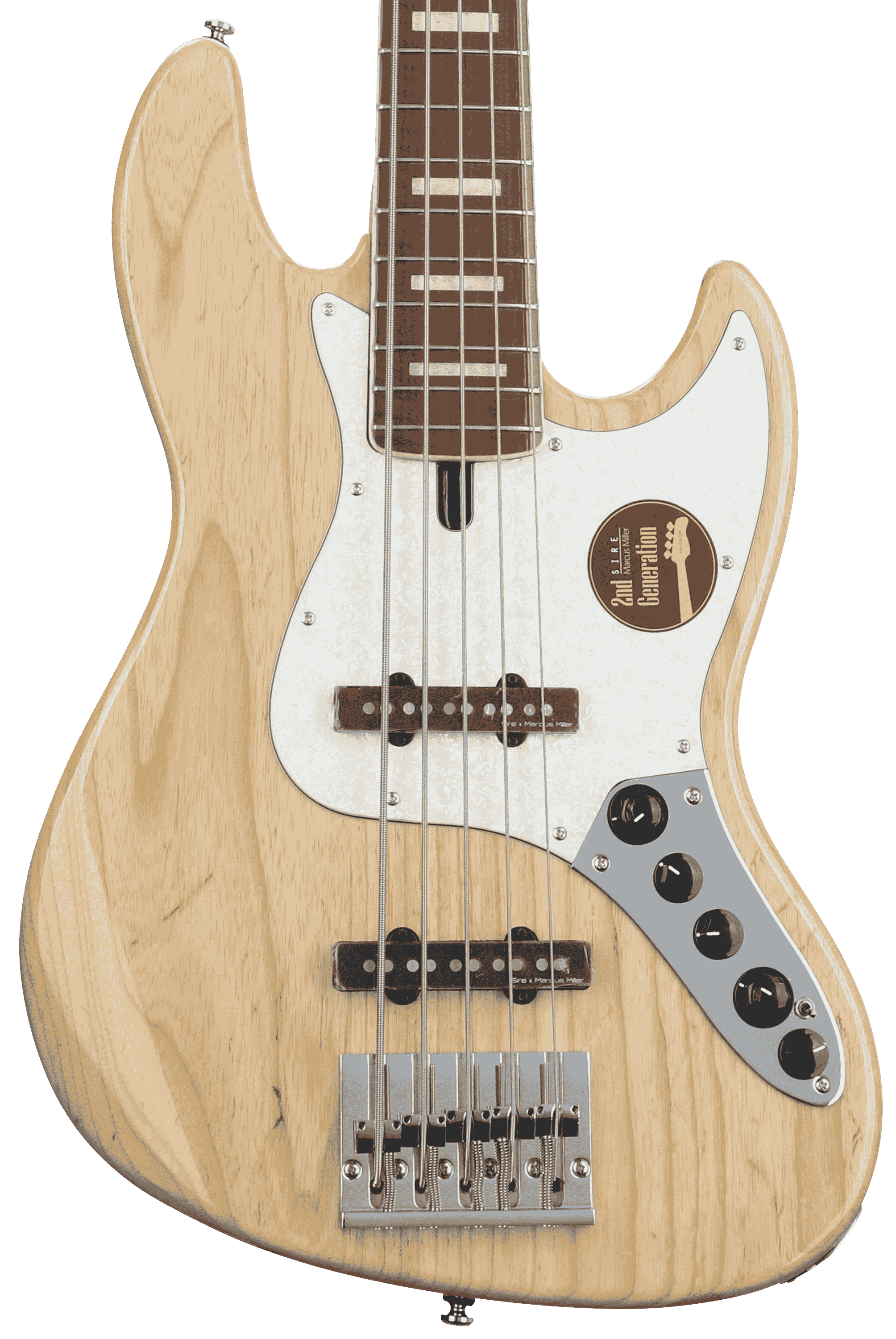 Sire Marcus Miller V8 5-string Bass Guitar - Natural Reviews | Sweetwater