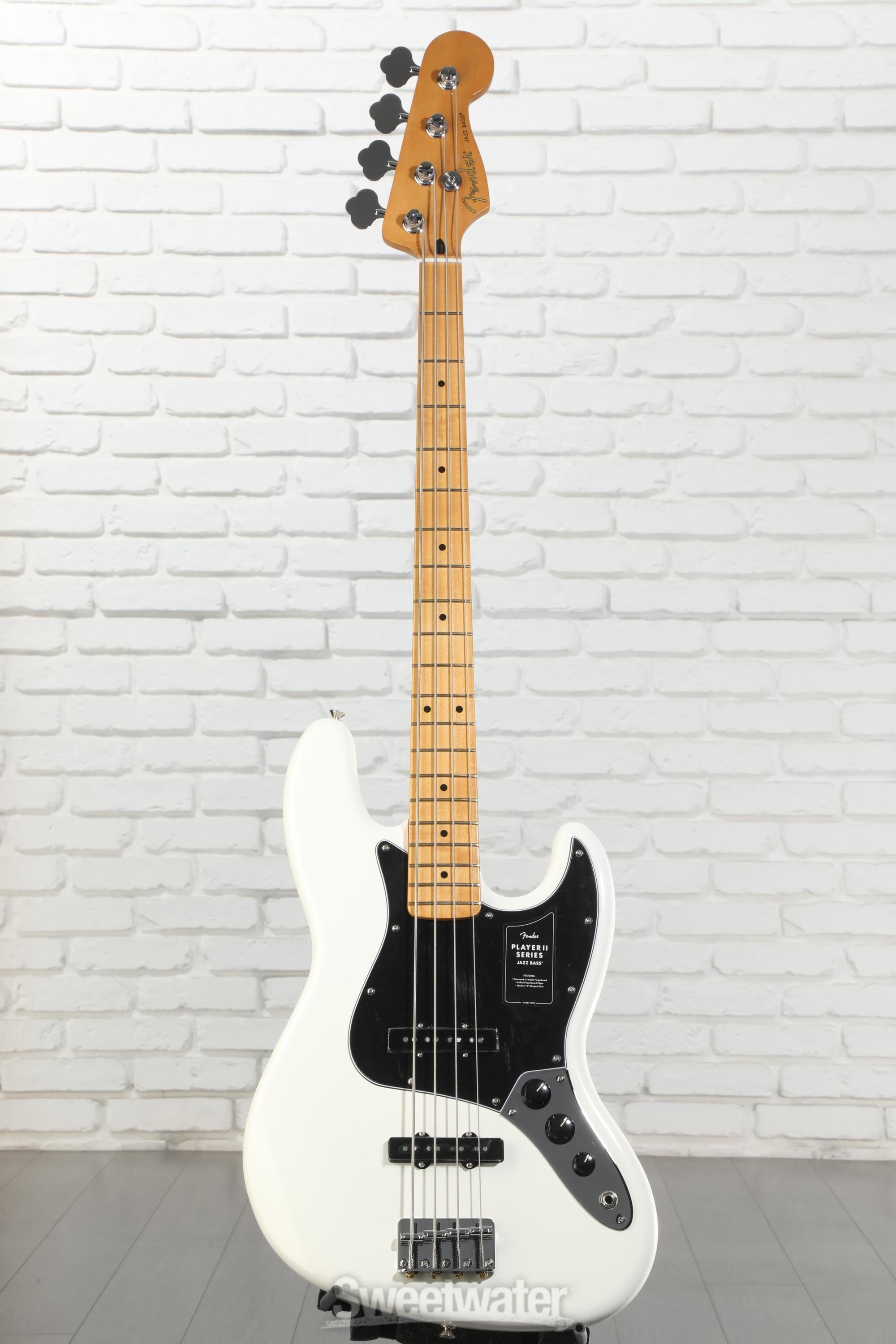 Fender Player II Jazz Bass - Polar White with Maple Fingerboard