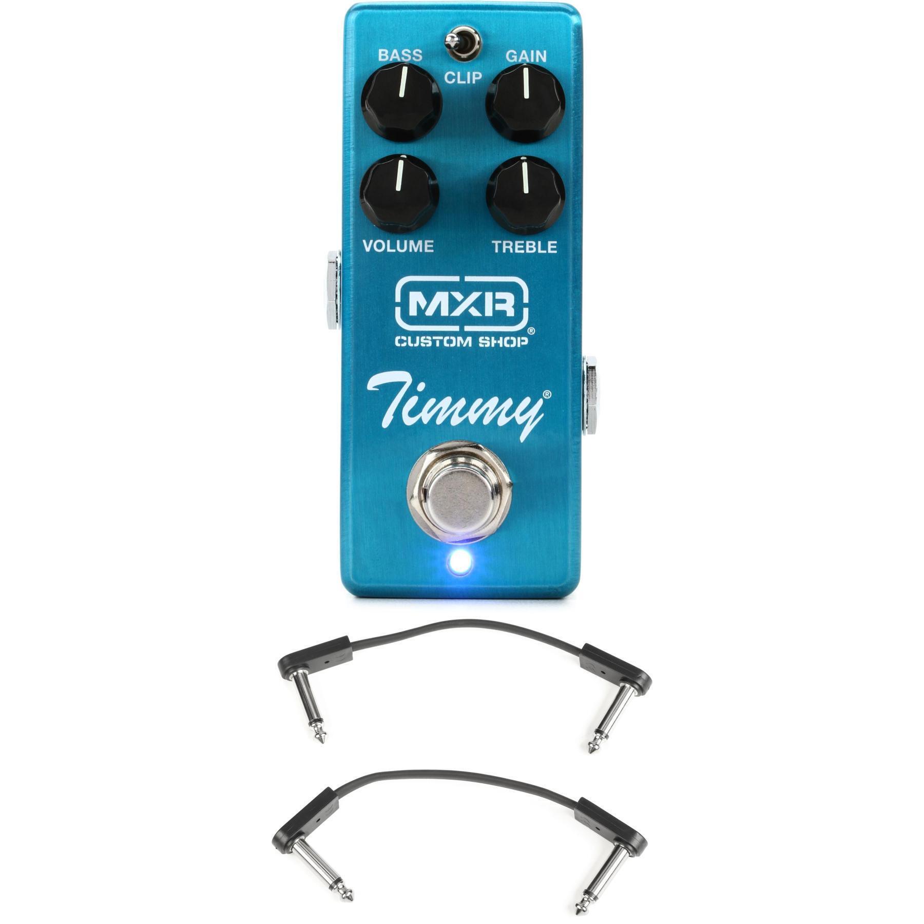 MXR Timmy Overdrive Mini Pedal with EBS Patch Cables | Sweetwater