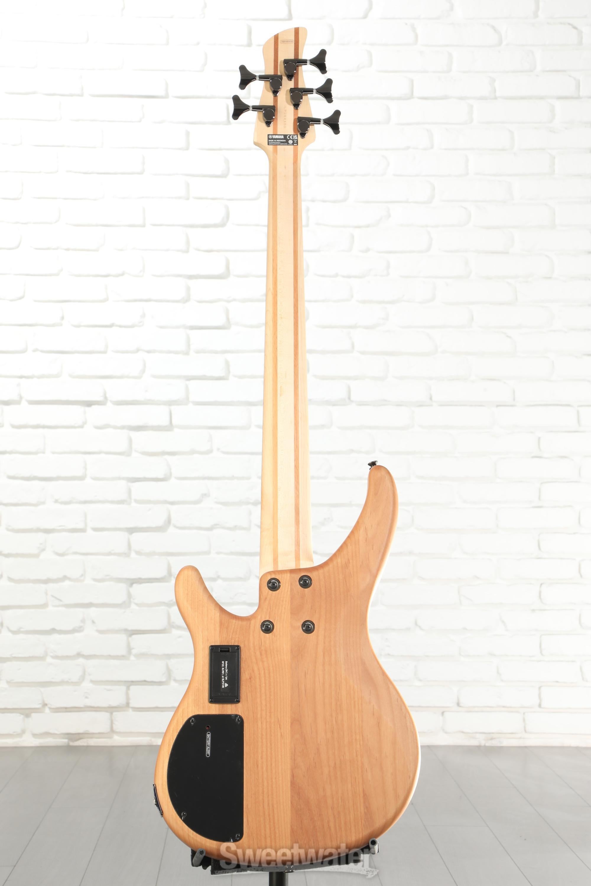 Yamaha TRBX605FM 5-string Bass Guitar - Natural Satin | Sweetwater