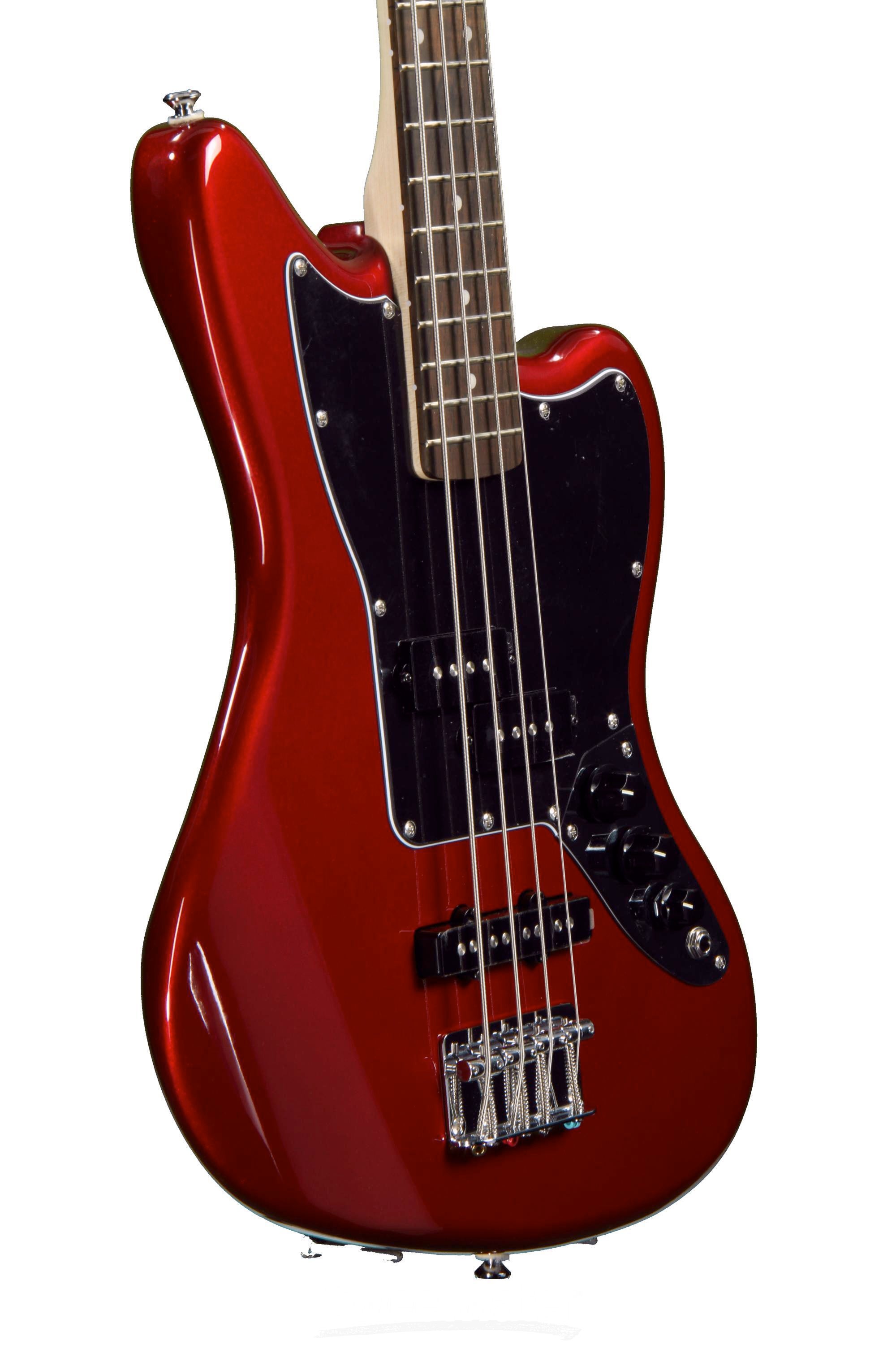 Squier Vintage Modified Jaguar Bass Special SS - Candy Apple Red