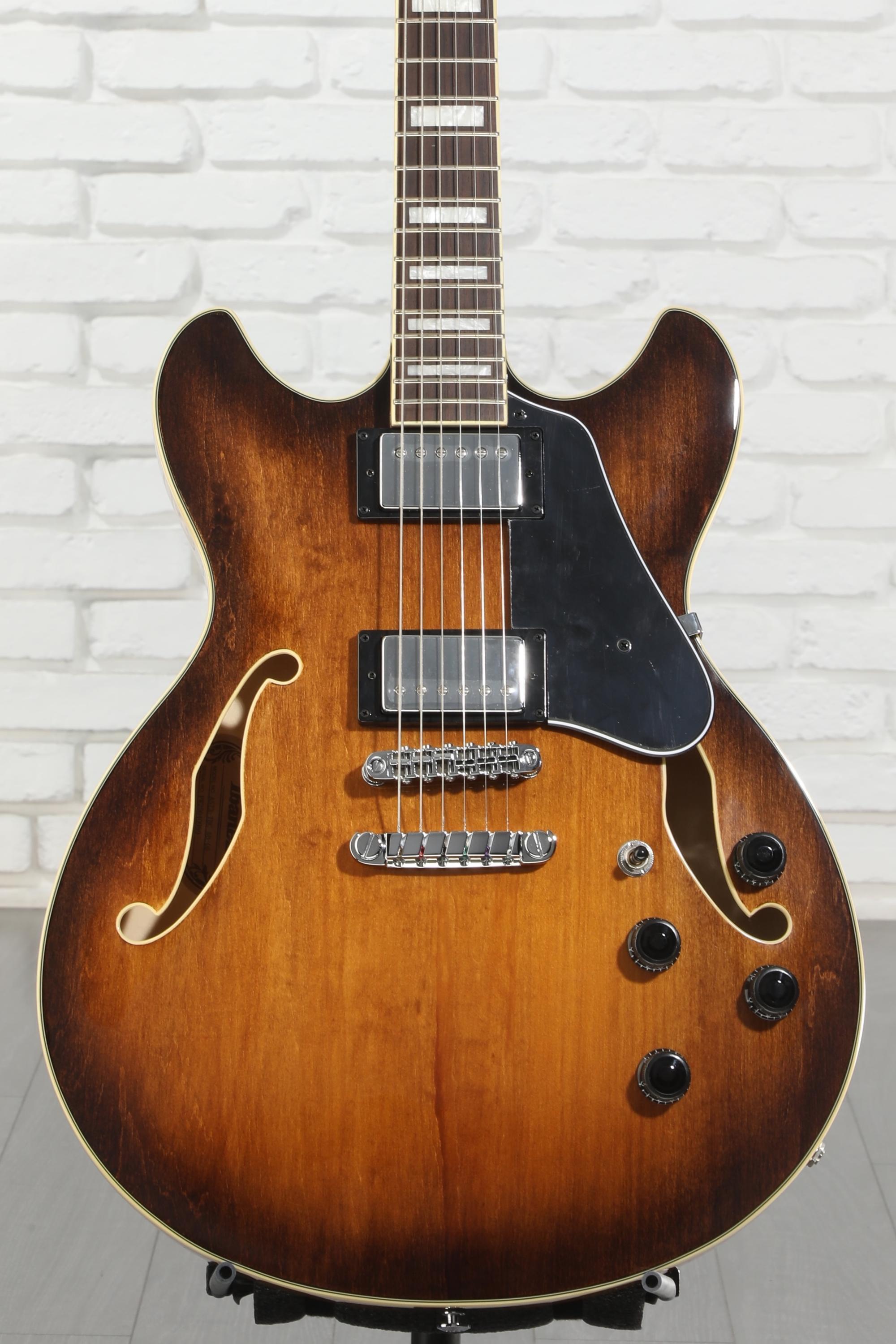 Ibanez Artcore AS73 Semi-Hollow Electric Guitar - Tobacco Brown